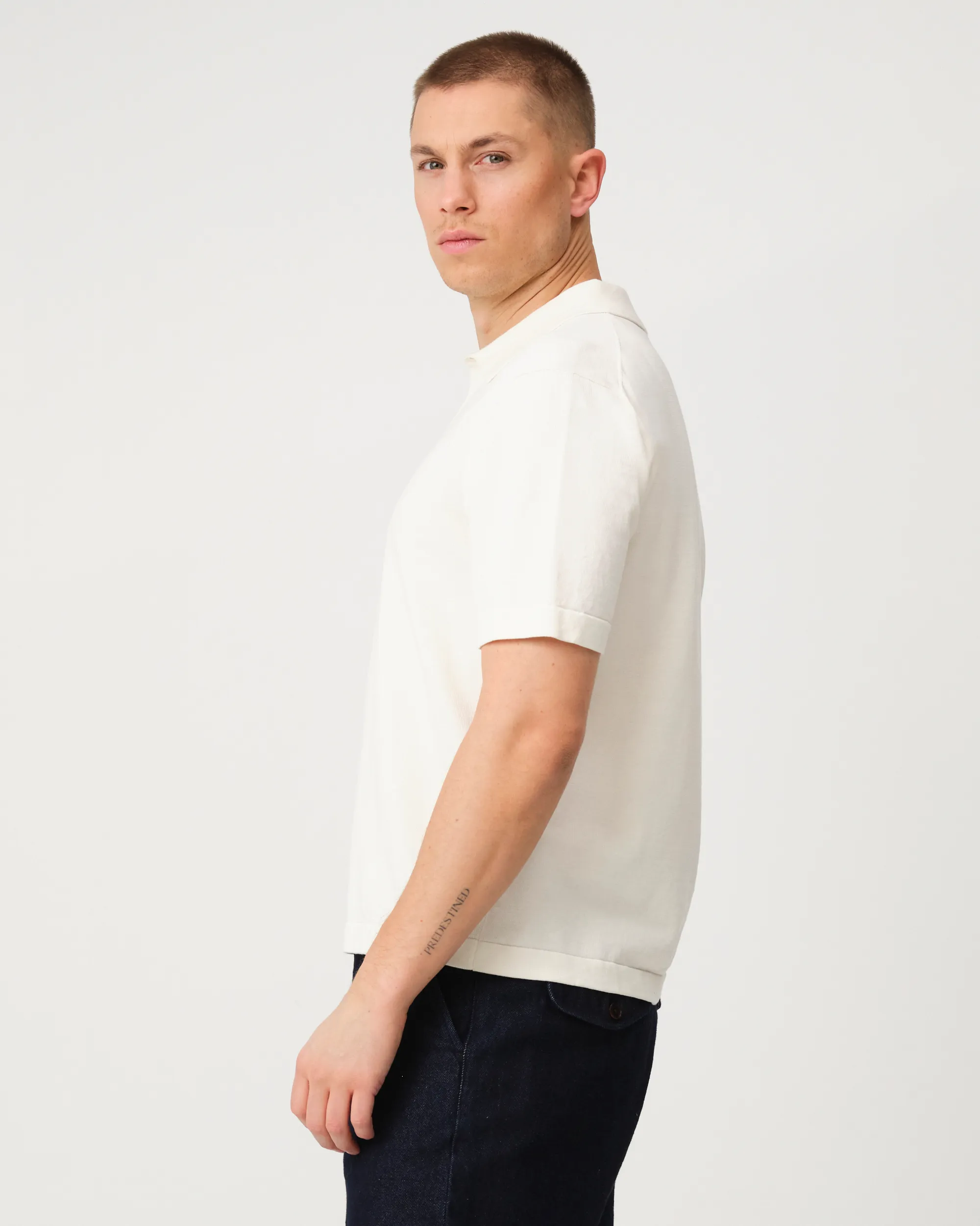 J.C. RAGS Alvie Polo KM  Coconut milk 095885-001-L
