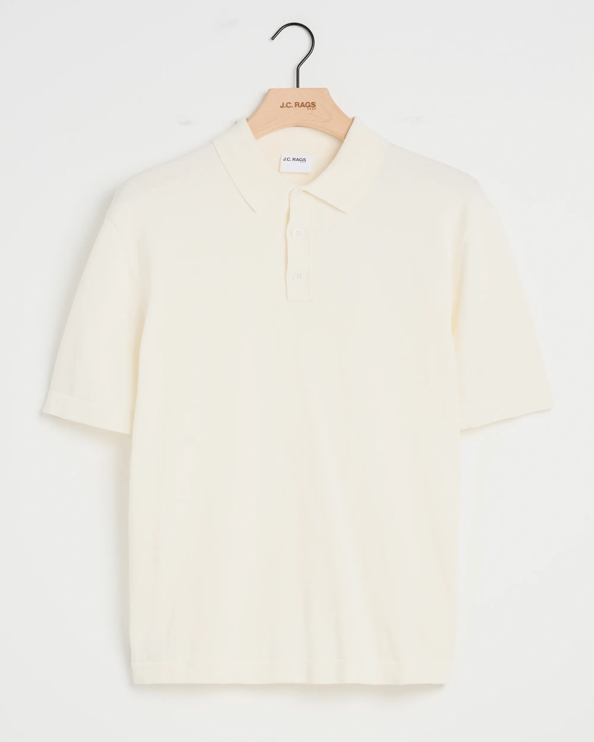J.C. RAGS Alvie Polo KM  Coconut milk 095885-001-L