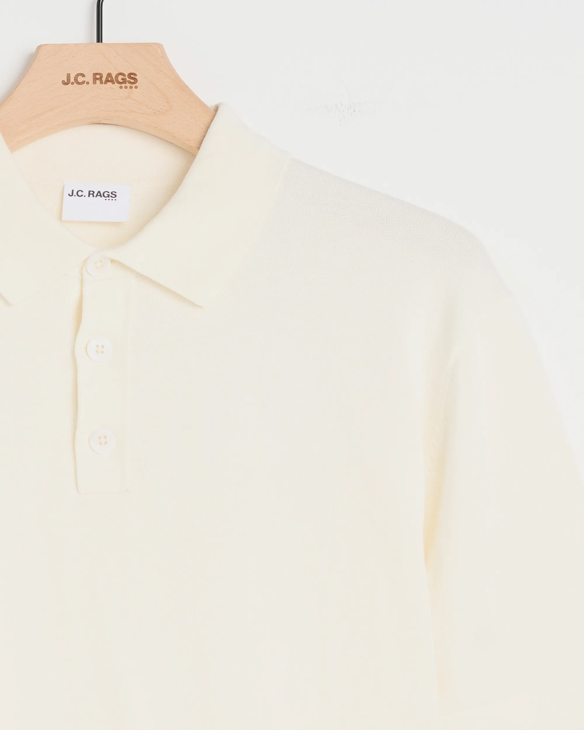 J.C. RAGS Alvie Polo KM  Coconut milk 095885-001-L