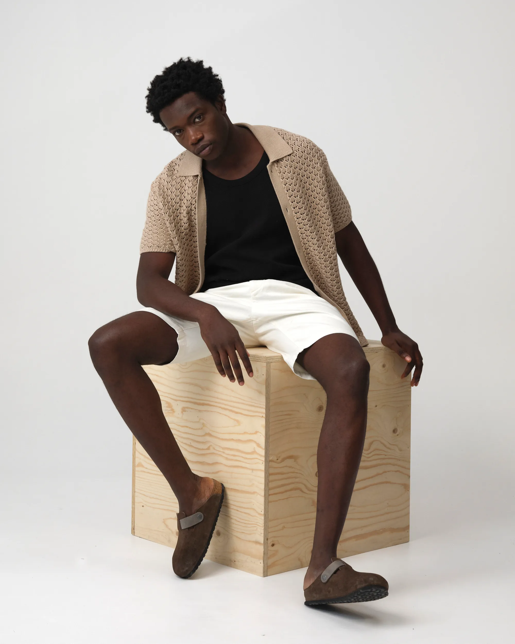 J.C. RAGS Appie Polo KM  Plaza taupe 095886-001-L