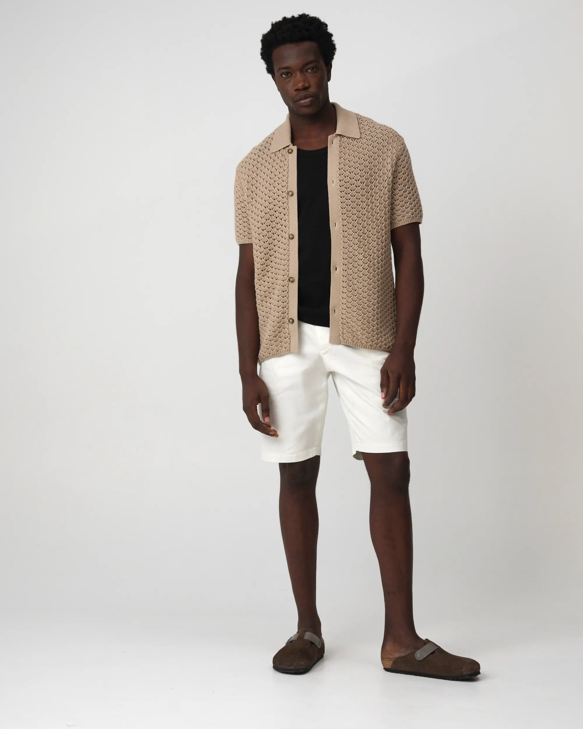 J.C. RAGS Appie Polo KM  Plaza taupe 095886-001-L