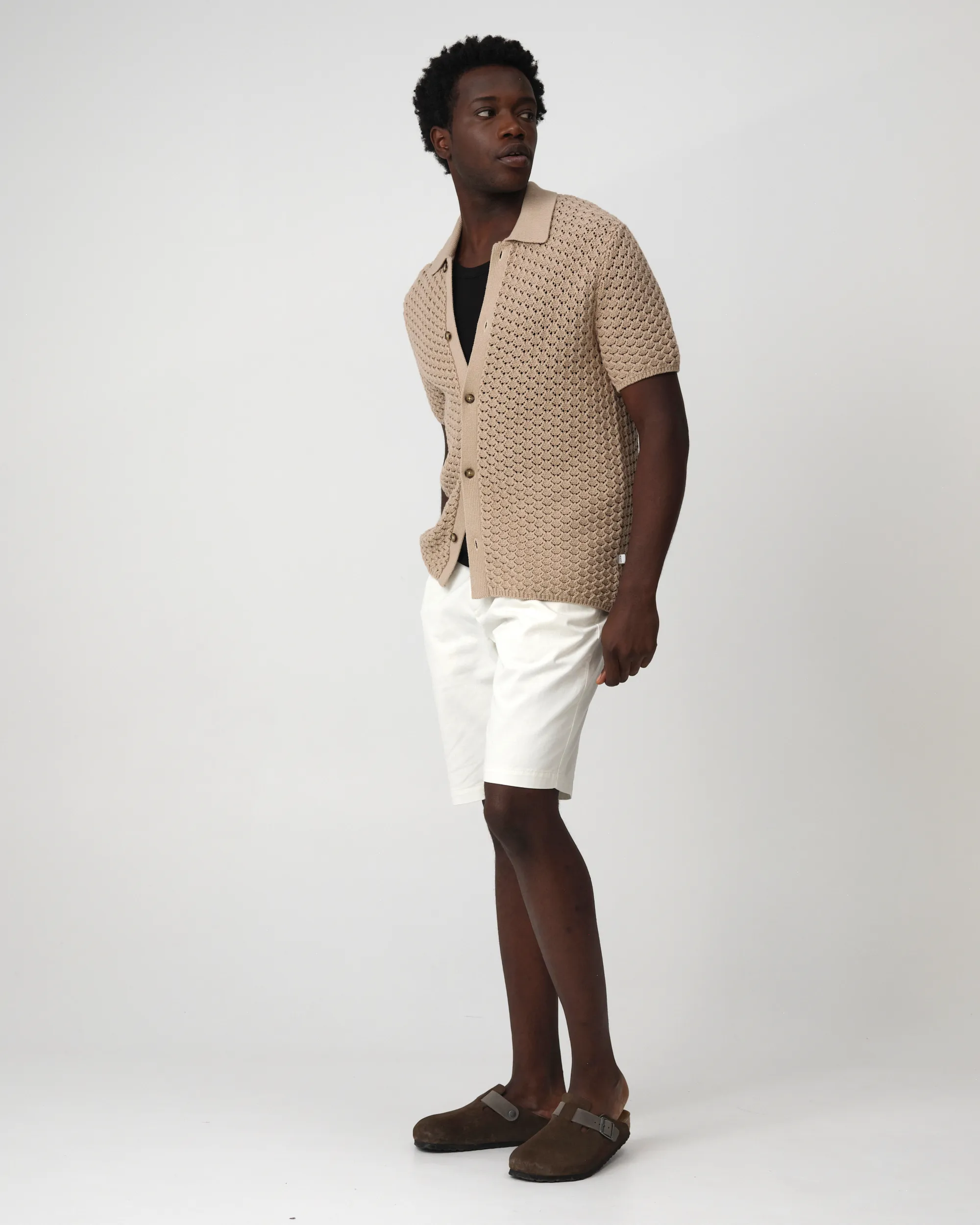 J.C. RAGS Appie Polo KM  Plaza taupe 095886-001-L