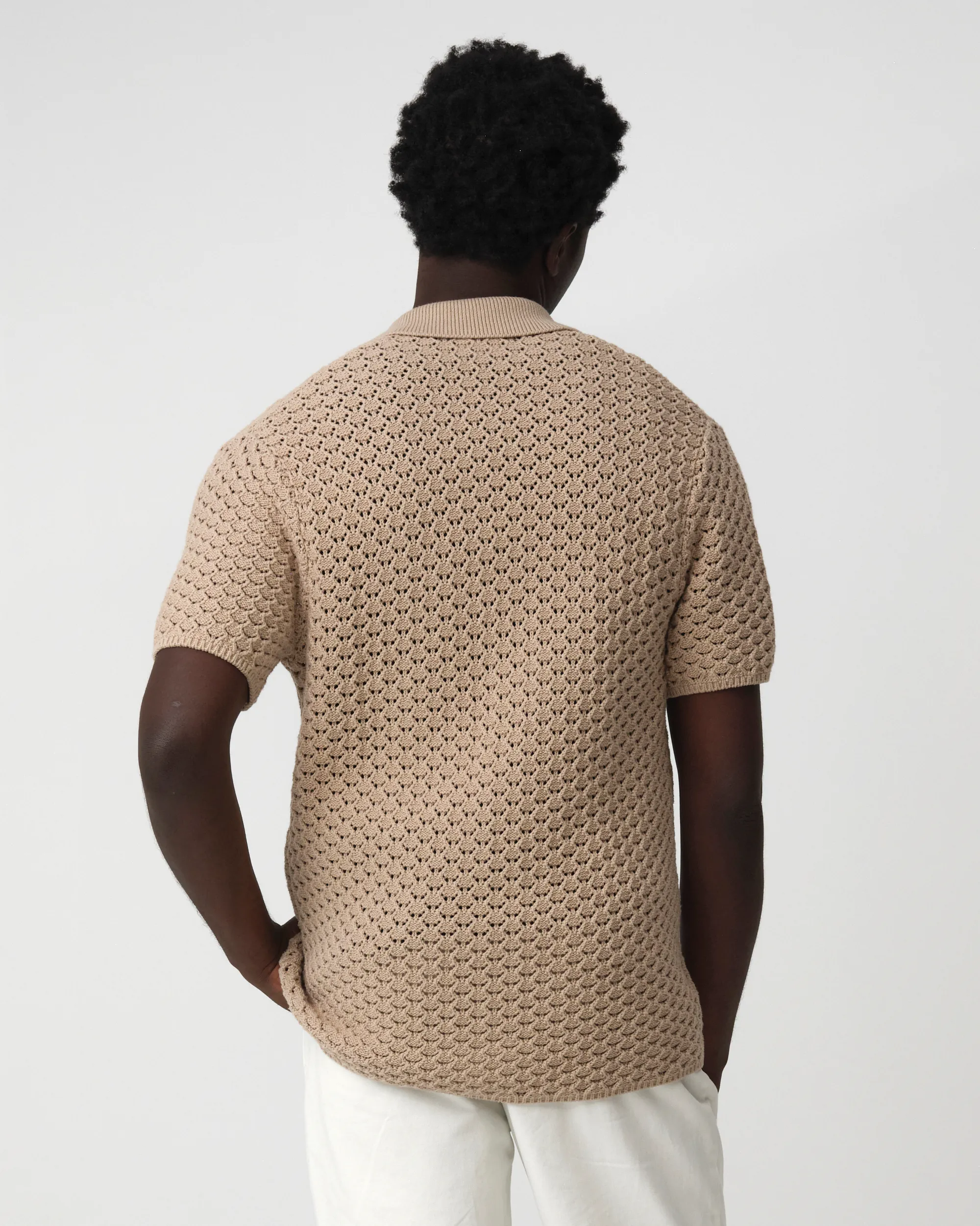 J.C. RAGS Appie Polo KM  Plaza taupe 095886-001-L