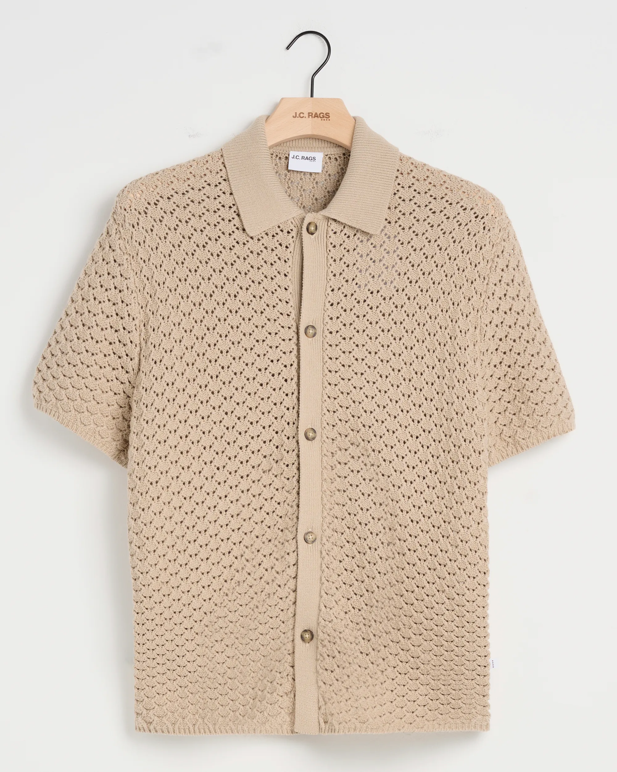 J.C. RAGS Appie Polo KM  Plaza taupe 095886-001-L