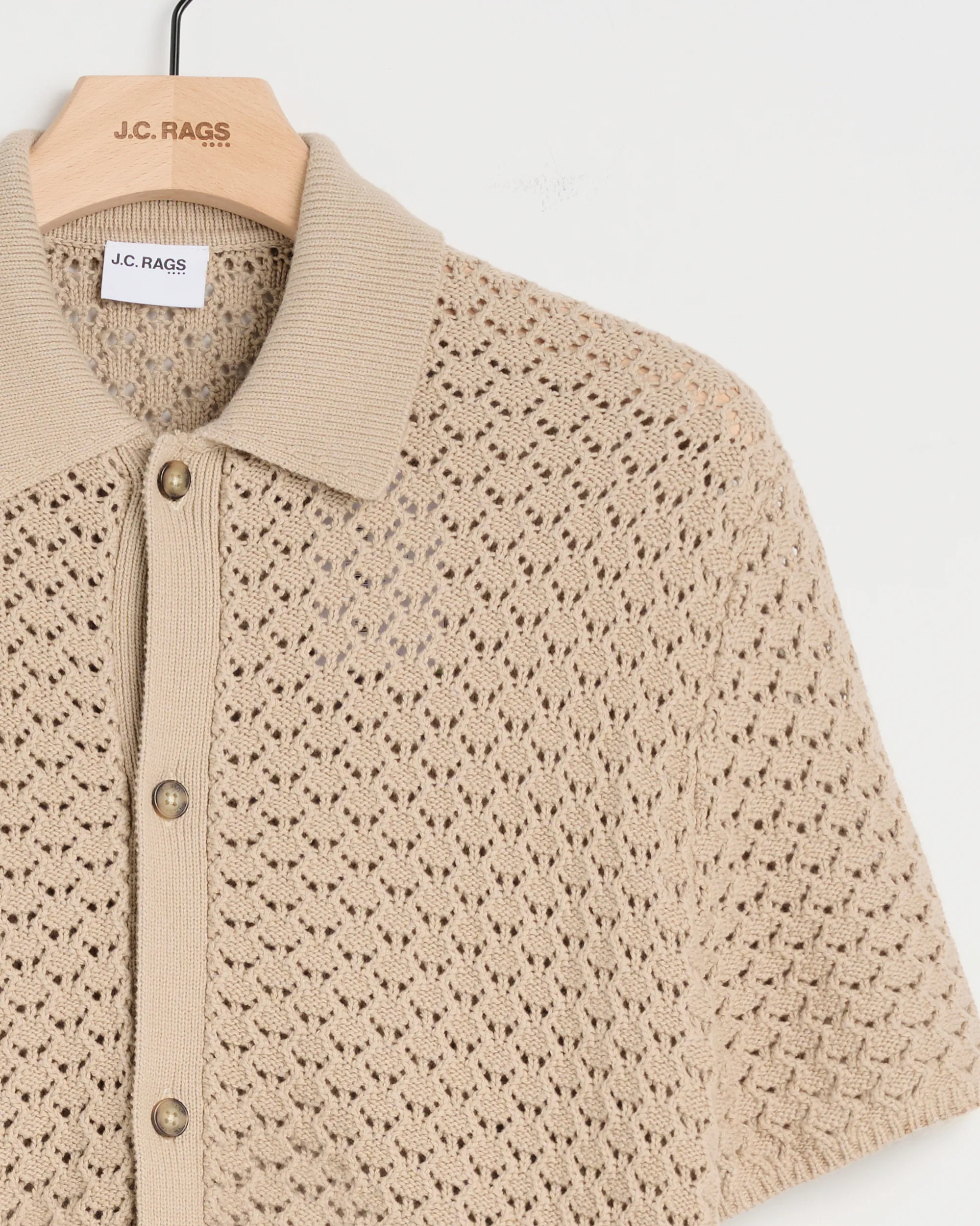 J.C. RAGS Appie Polo KM  Plaza taupe 095886-001-L