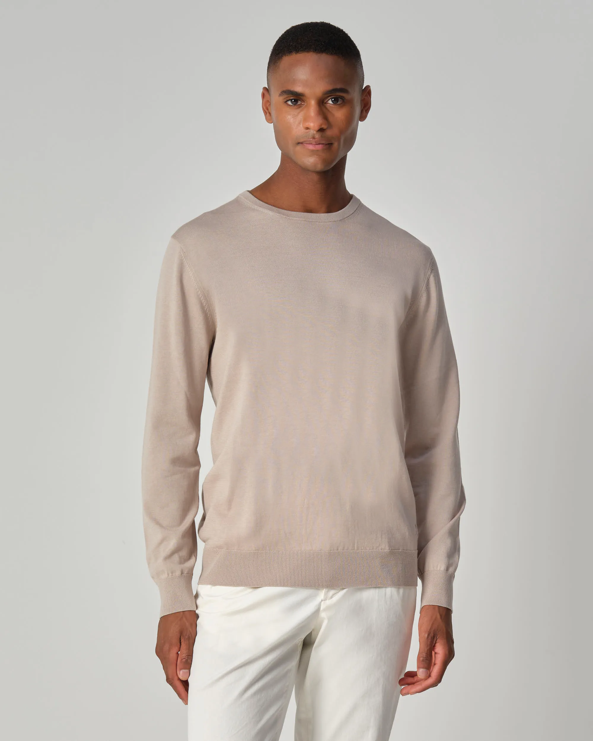 Dutch Dandies Trui O-hals Sand 096092-004-M