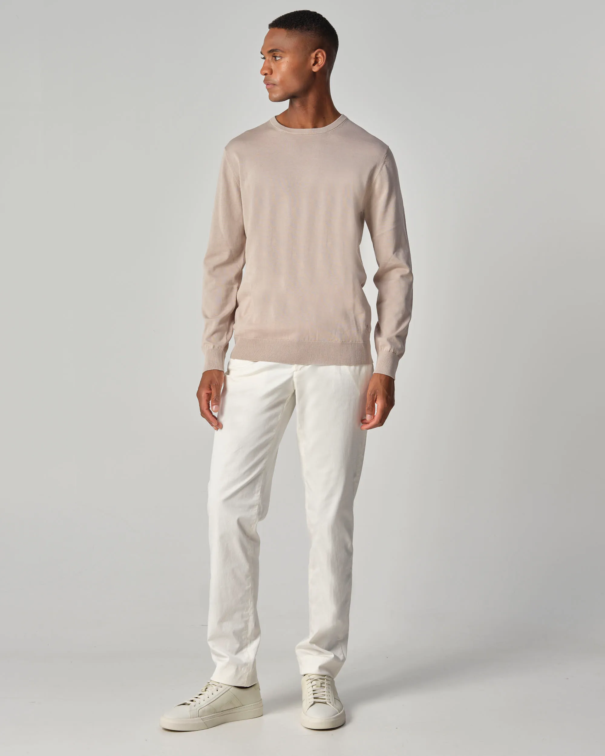 Dutch Dandies Trui O-hals Sand 096092-004-M