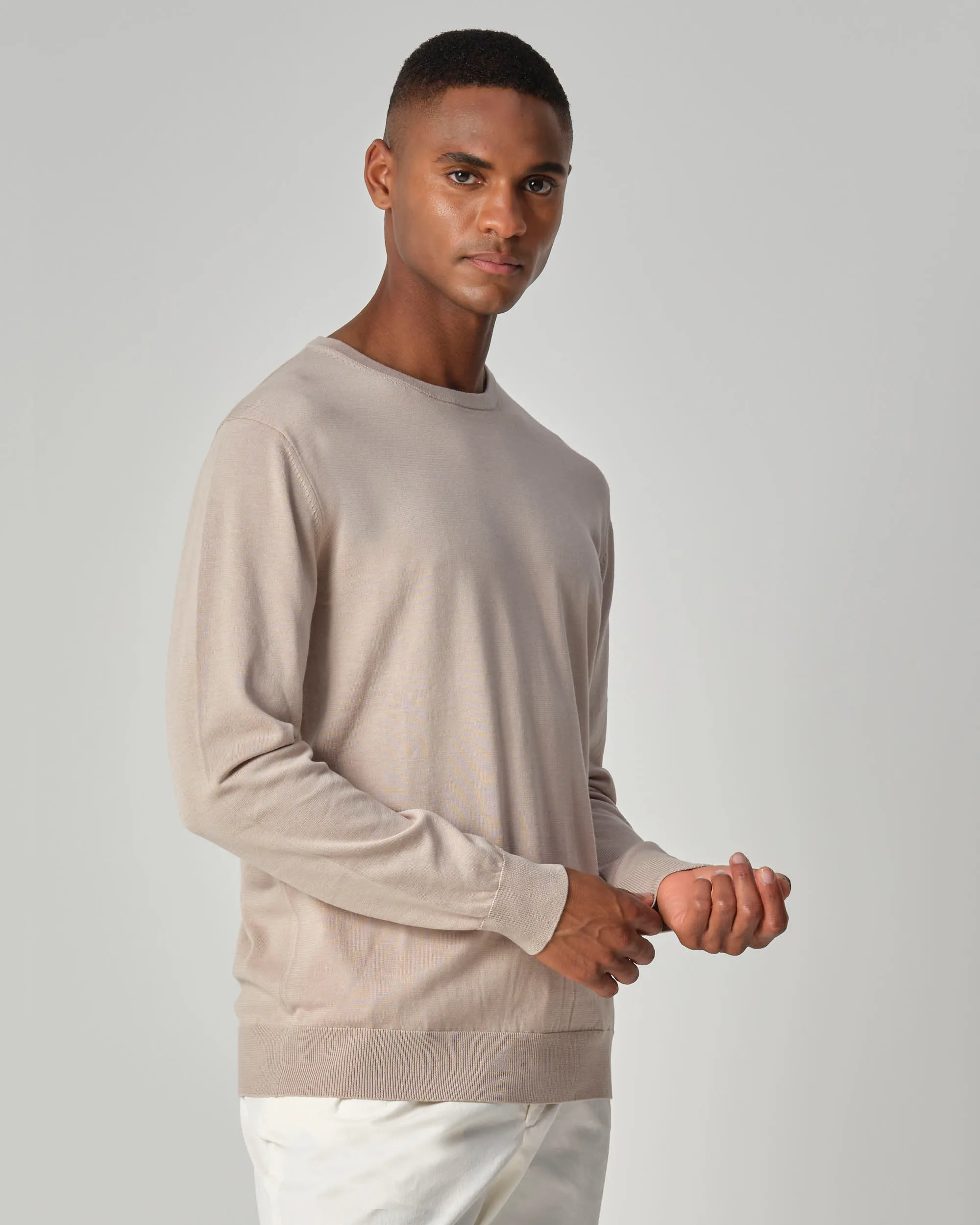 Dutch Dandies Trui O-hals Sand 096092-004-M