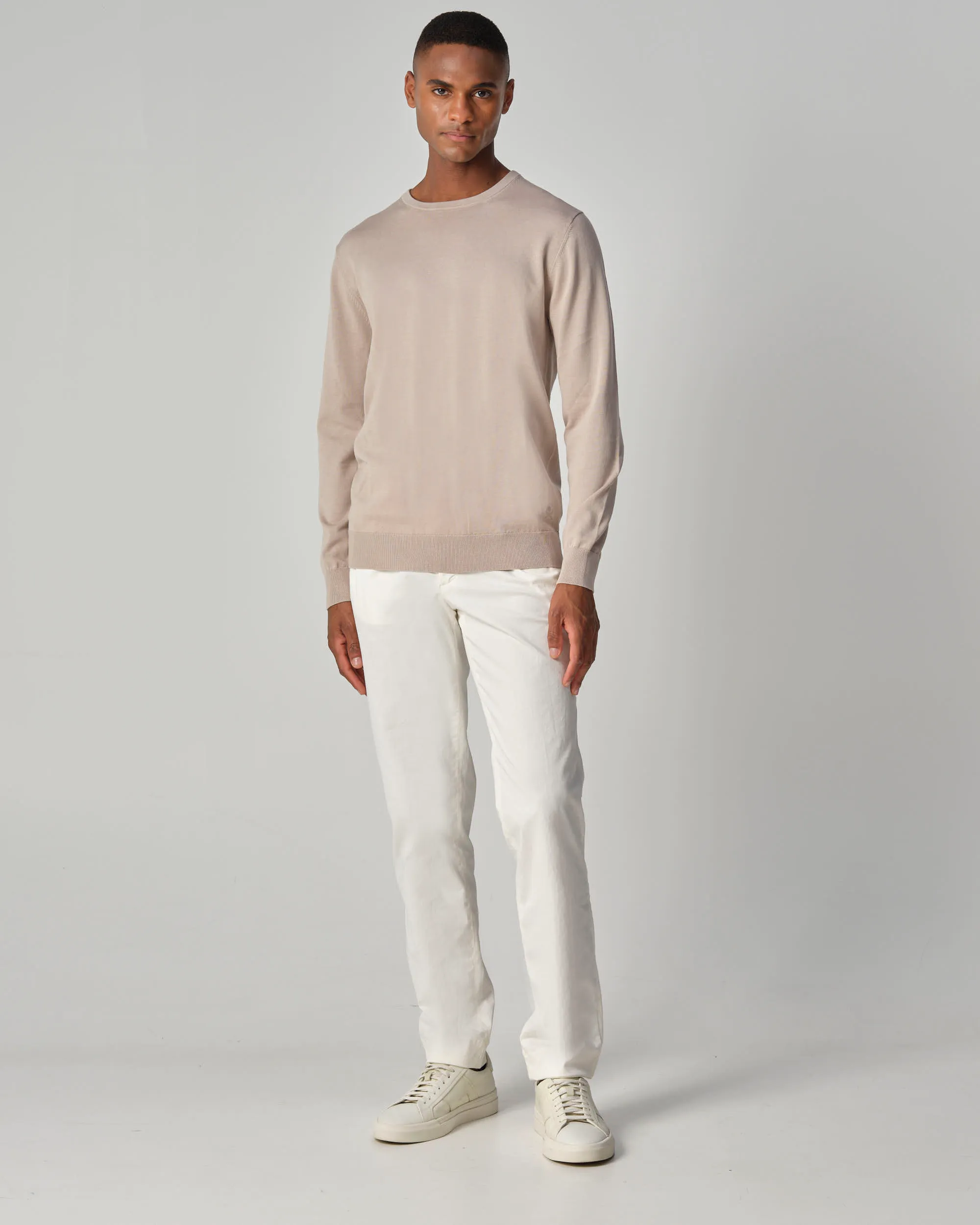 Dutch Dandies Trui O-hals Sand 096092-004-M