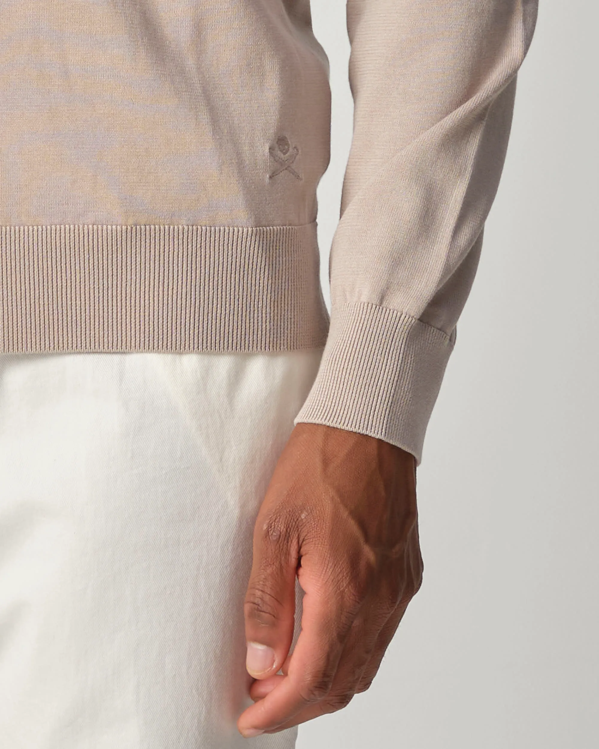 Dutch Dandies Trui O-hals Sand 096092-004-M