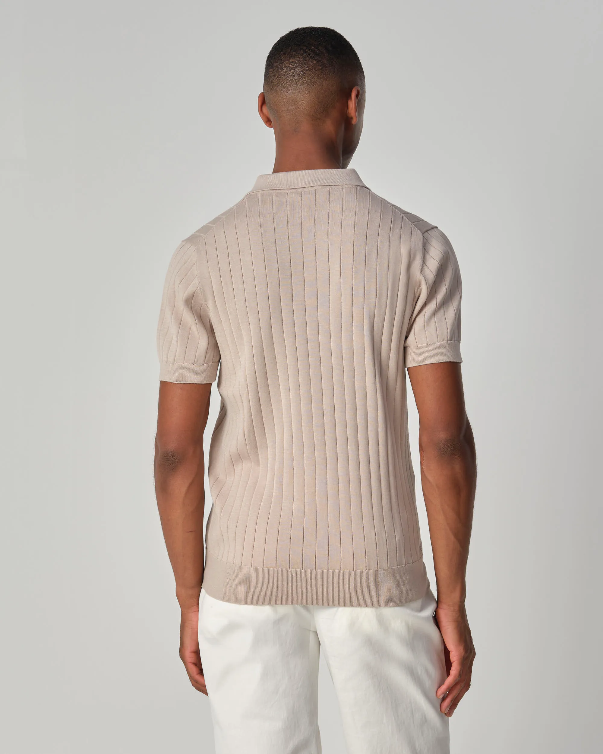 Dutch Dandies Gatsby Polo KM Sand 096094-006-L