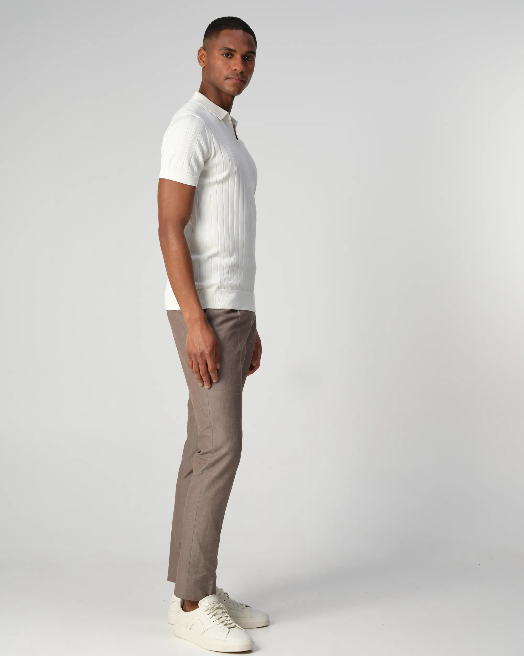 Dutch Dandies Gatsby Polo KM Ecru  096094-007-L