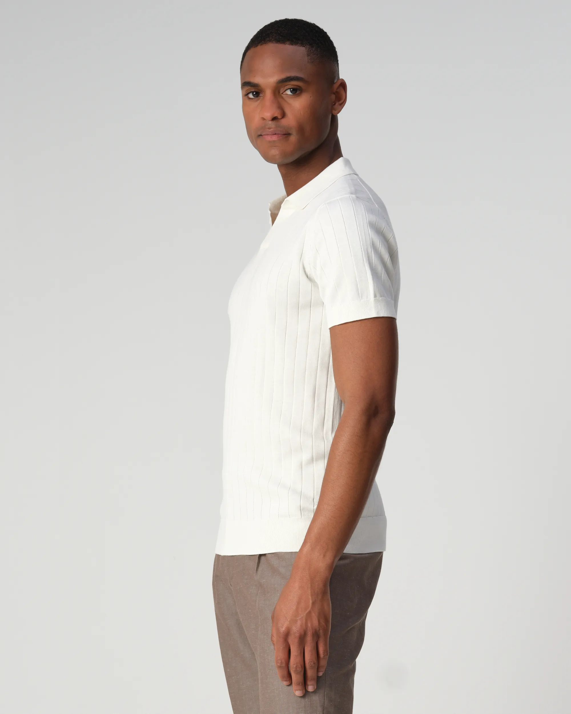 Dutch Dandies Gatsby Polo KM Ecru  096094-007-L