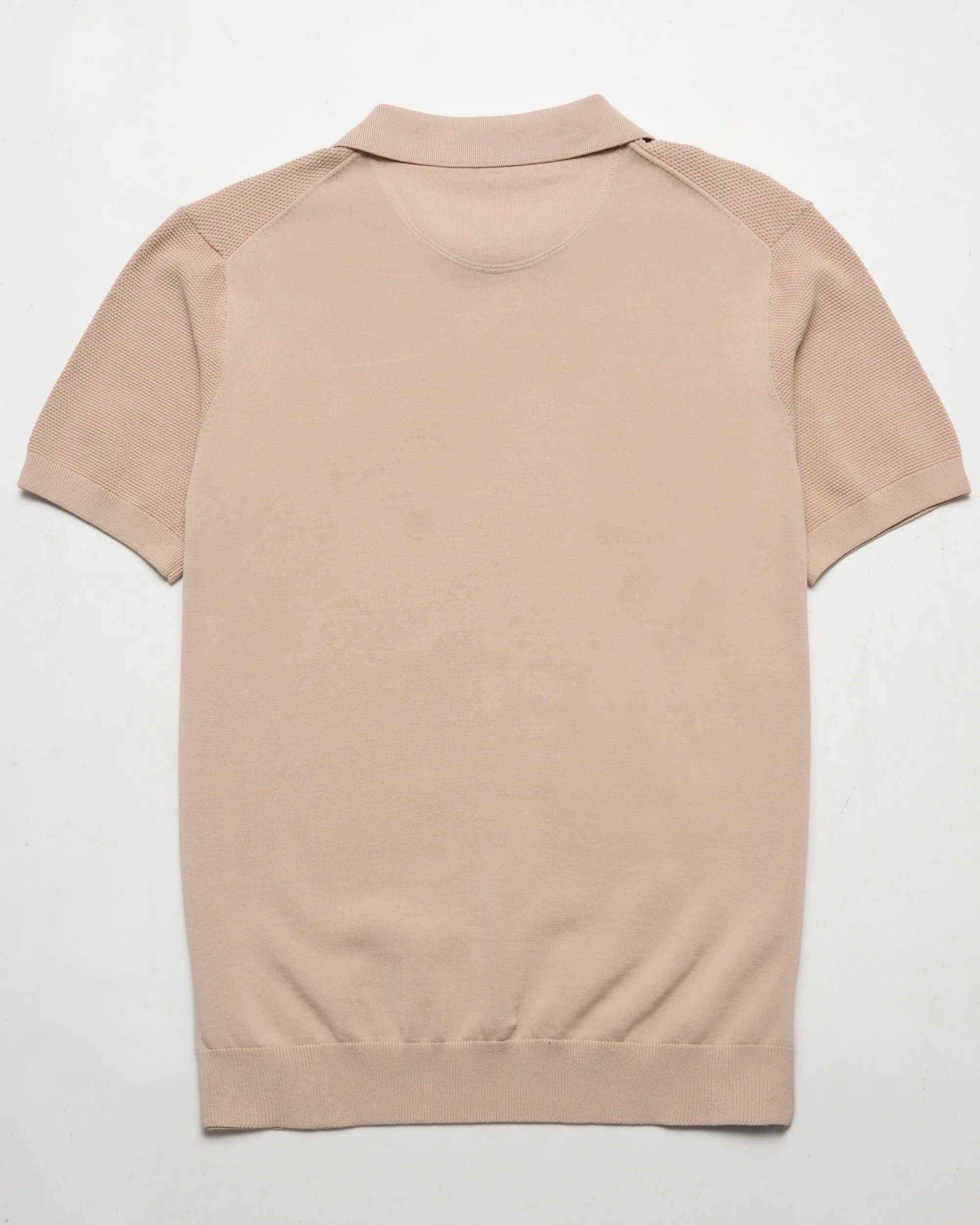 Campbell Plato Polo KM Doeskin beige 096102-004-L