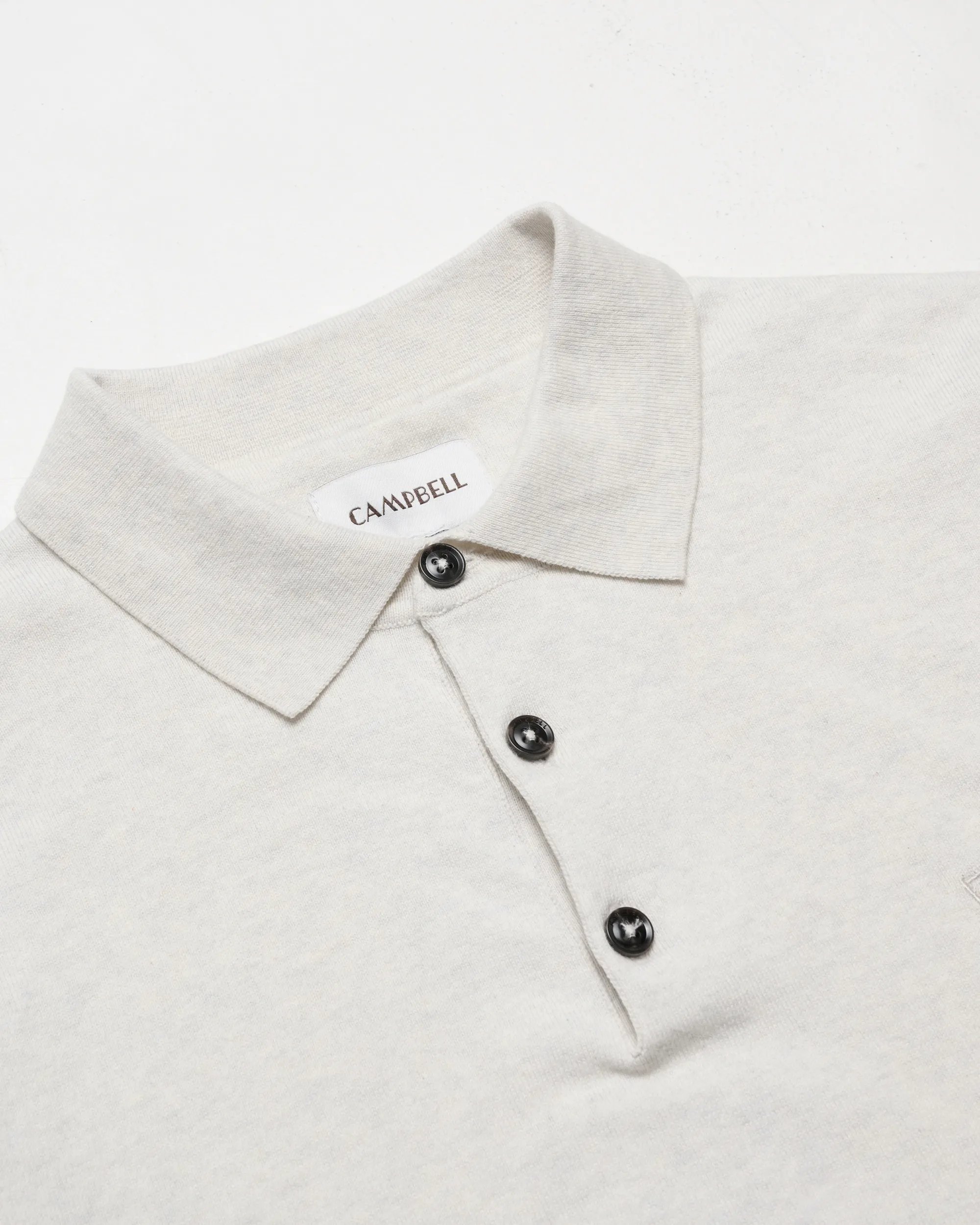 Campbell Nathan Polo KM Coconut milk 096104-001-L