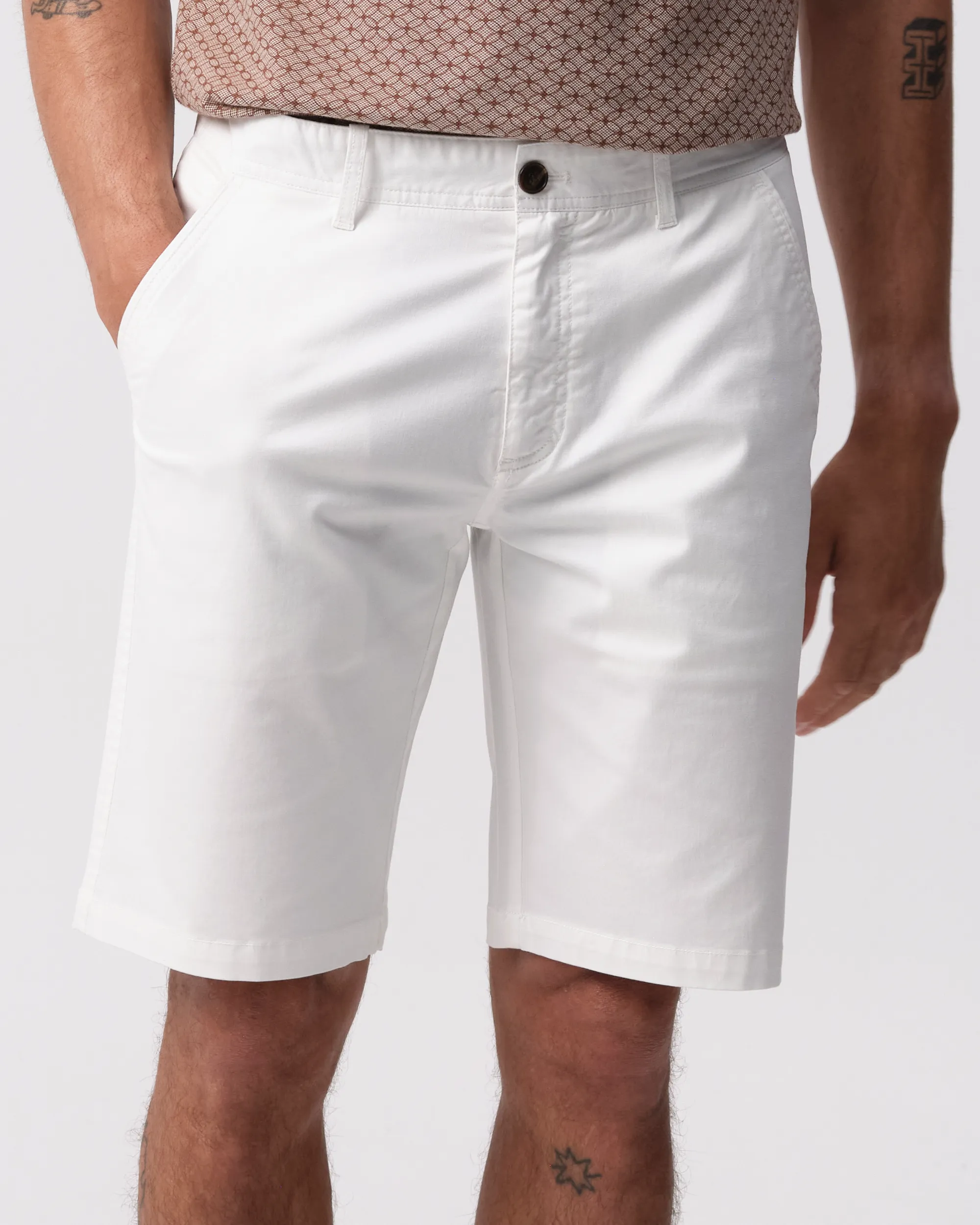Campbell Short WHITE 096109-001-28