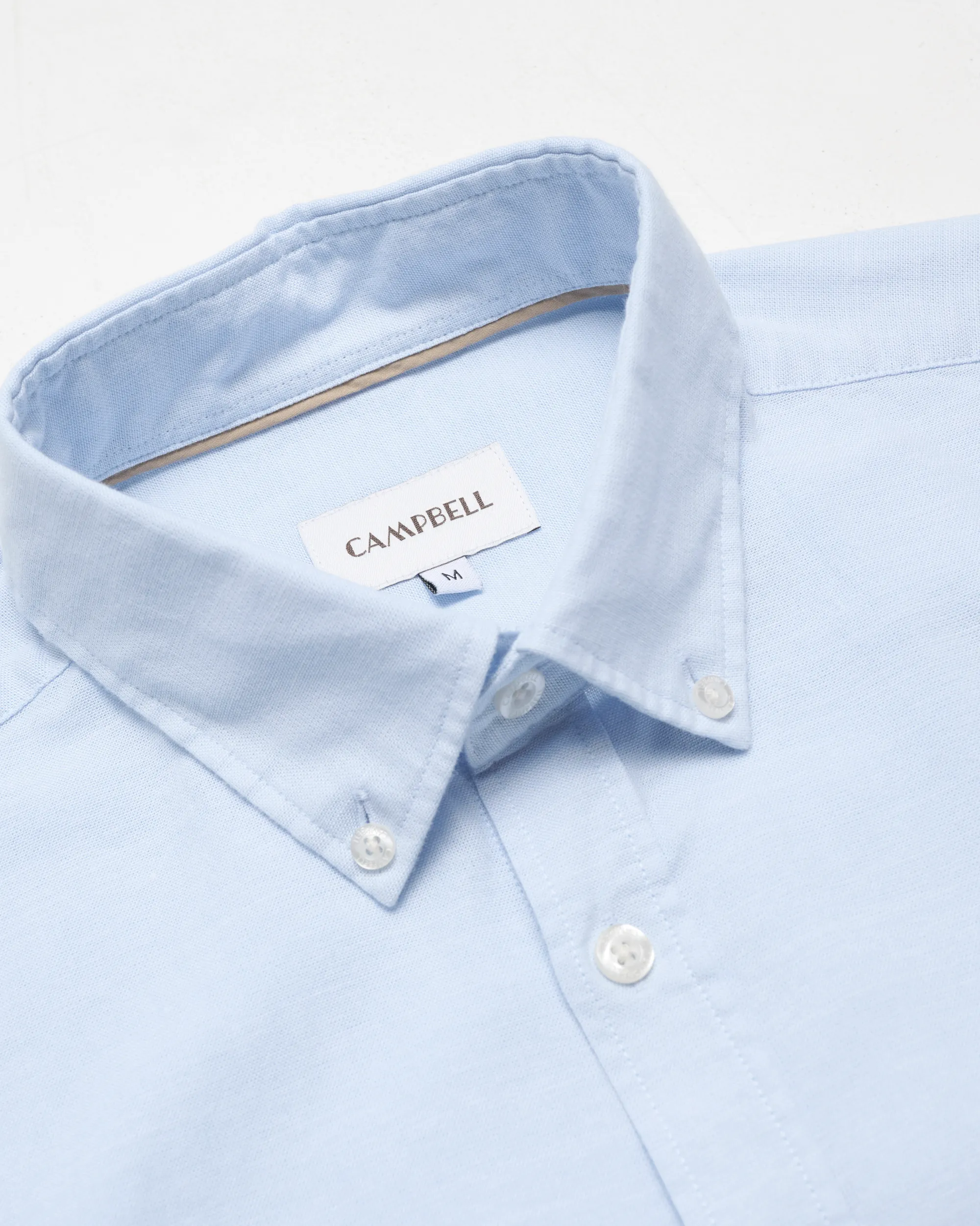 Campbell Ranger Overhemd KM Chambray Blue 096160-003-L