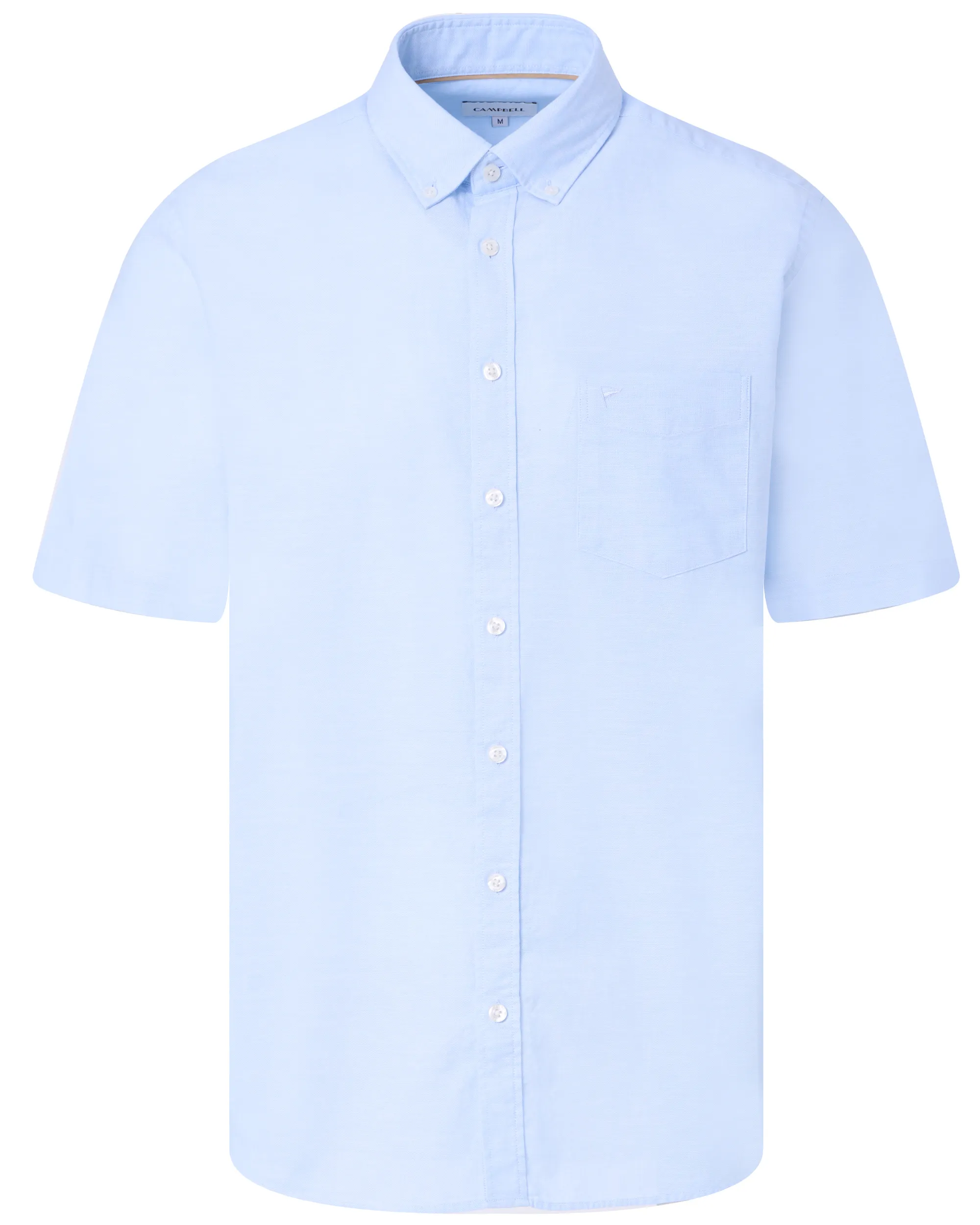 Campbell Ranger Overhemd KM Chambray Blue 096160-003-L