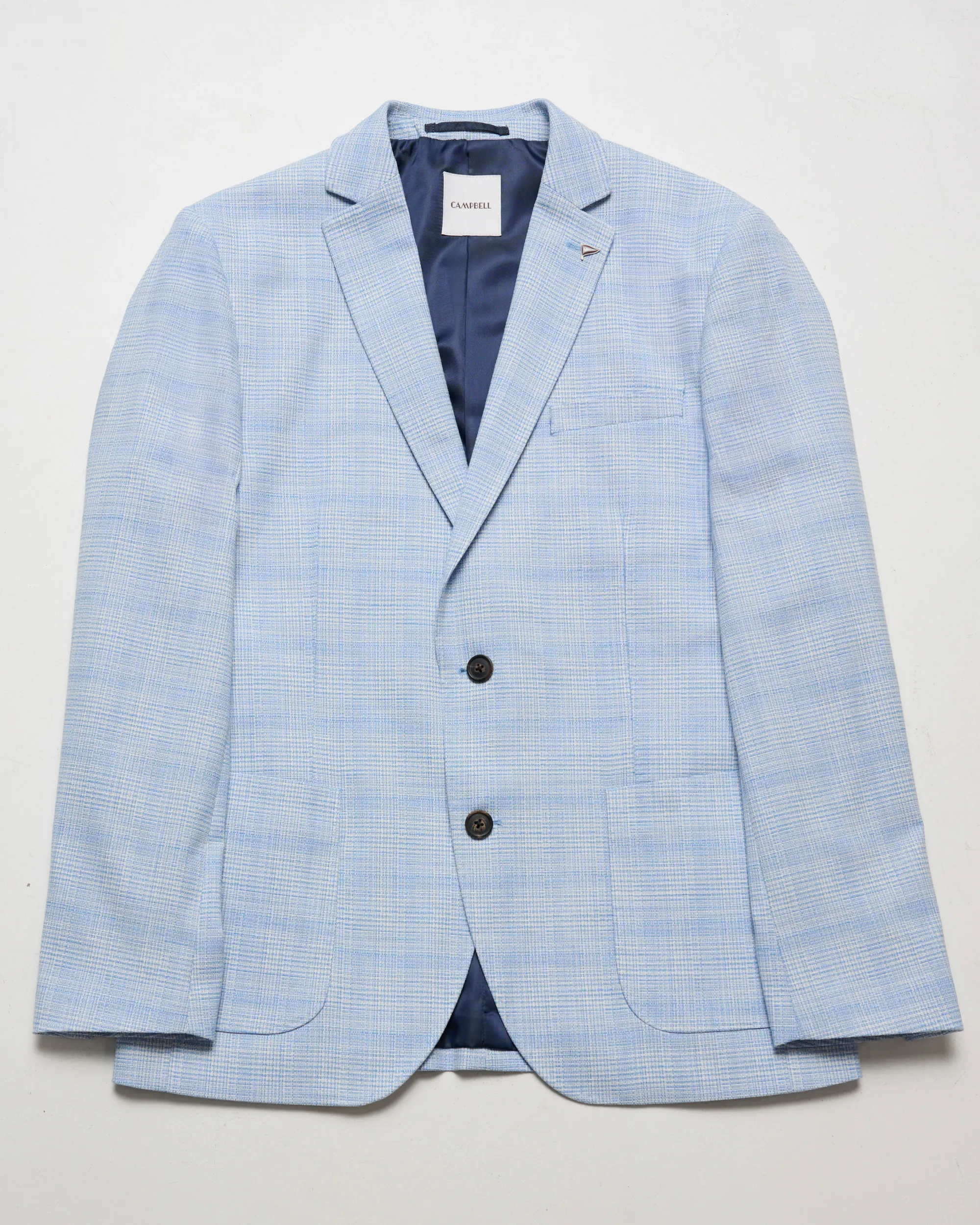 Campbell Sinclair Colbert L.blauw grote ruit 096173-001-25