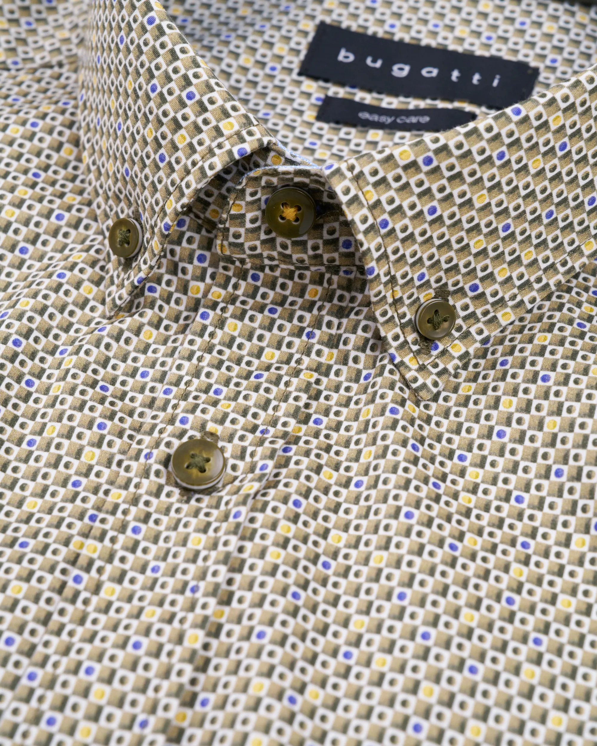 Bugatti clothing Casual Overhemd LM Groen 096549-001-L