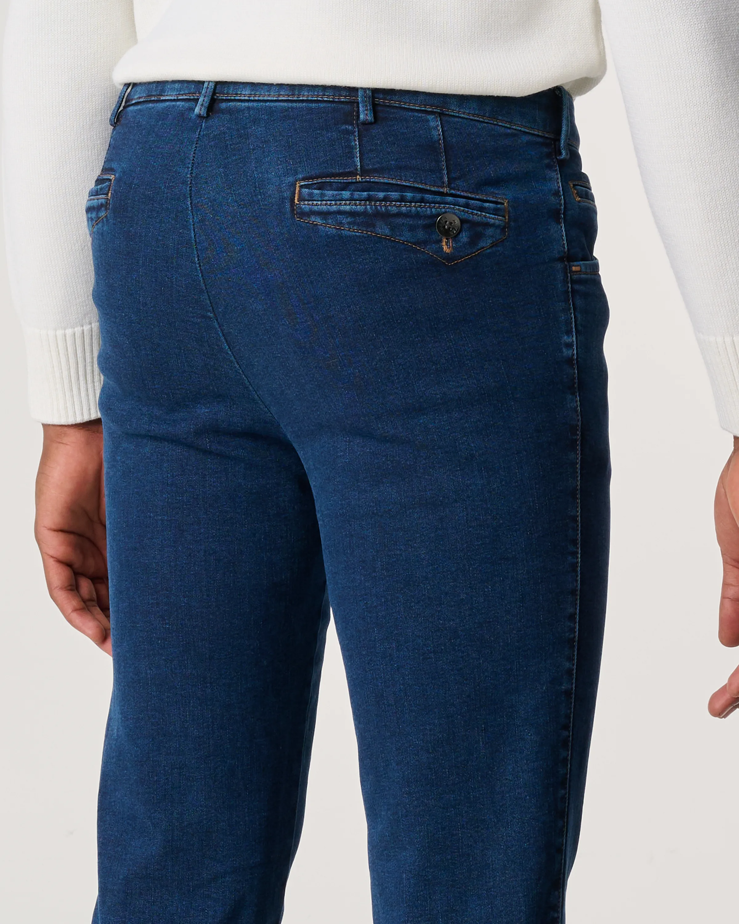 Meyer Dublin Pantalon Blauw 096569-001-28