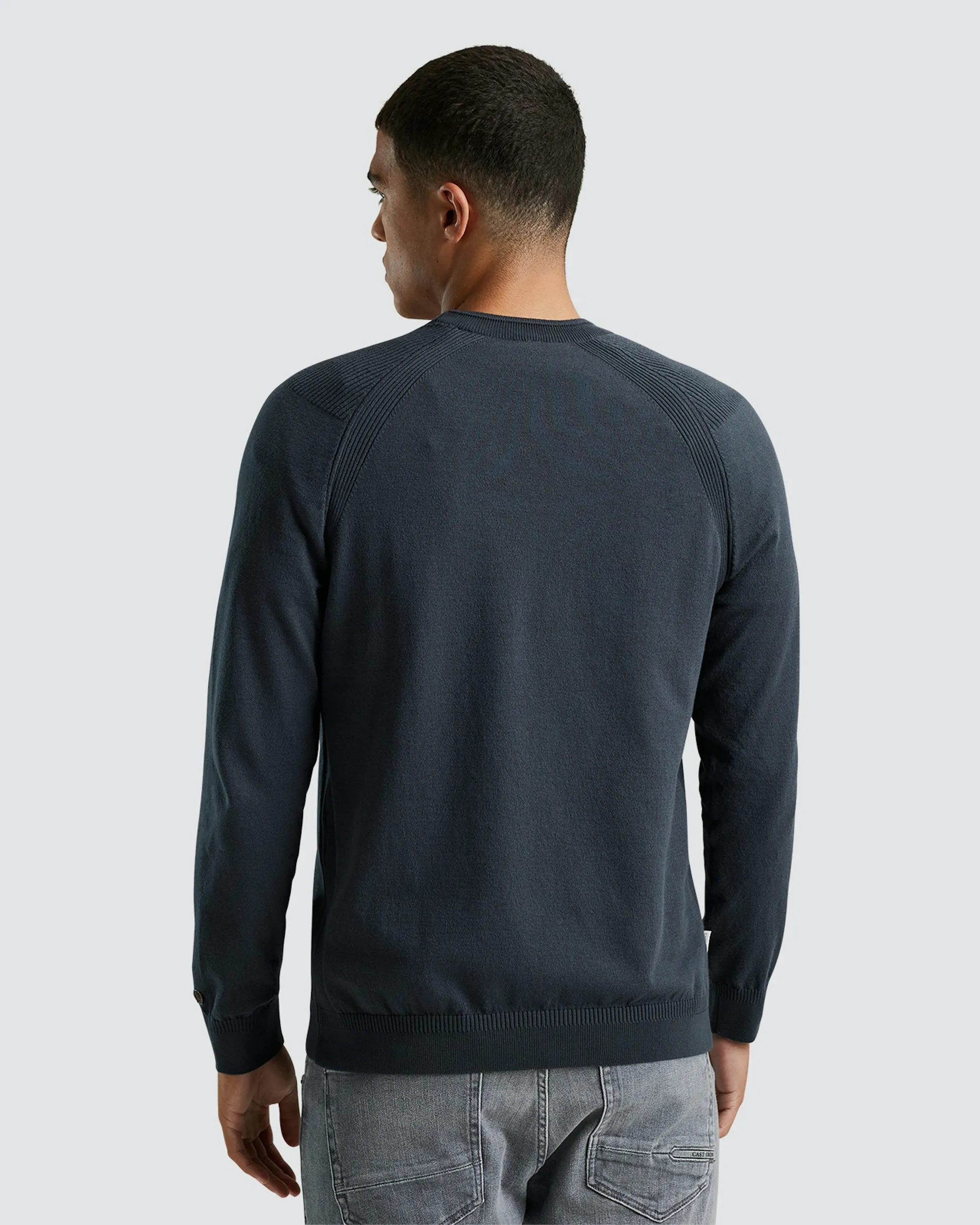 Cast Iron Sweater Blauw 096577-001-L