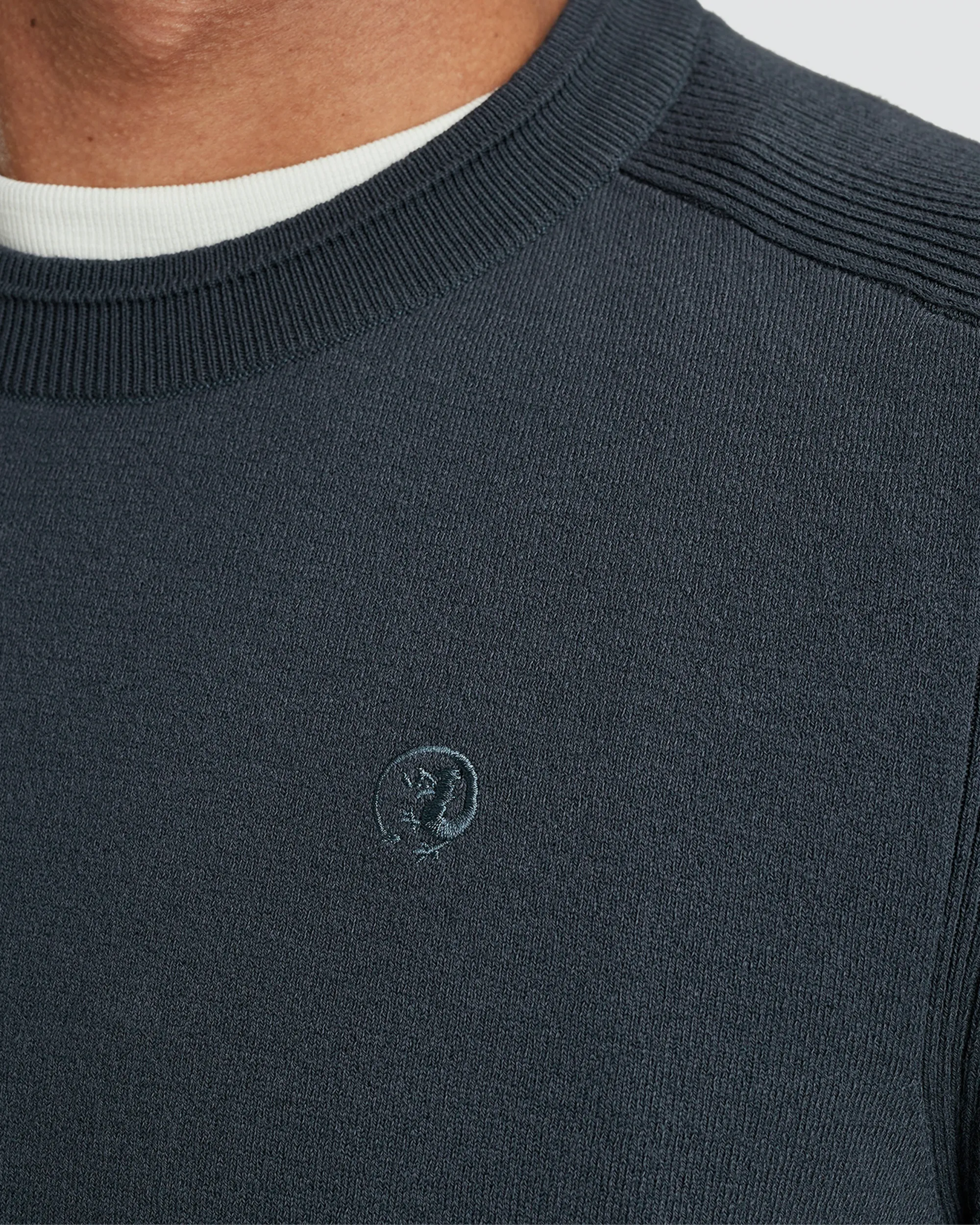 Cast Iron Sweater Blauw 096577-001-L