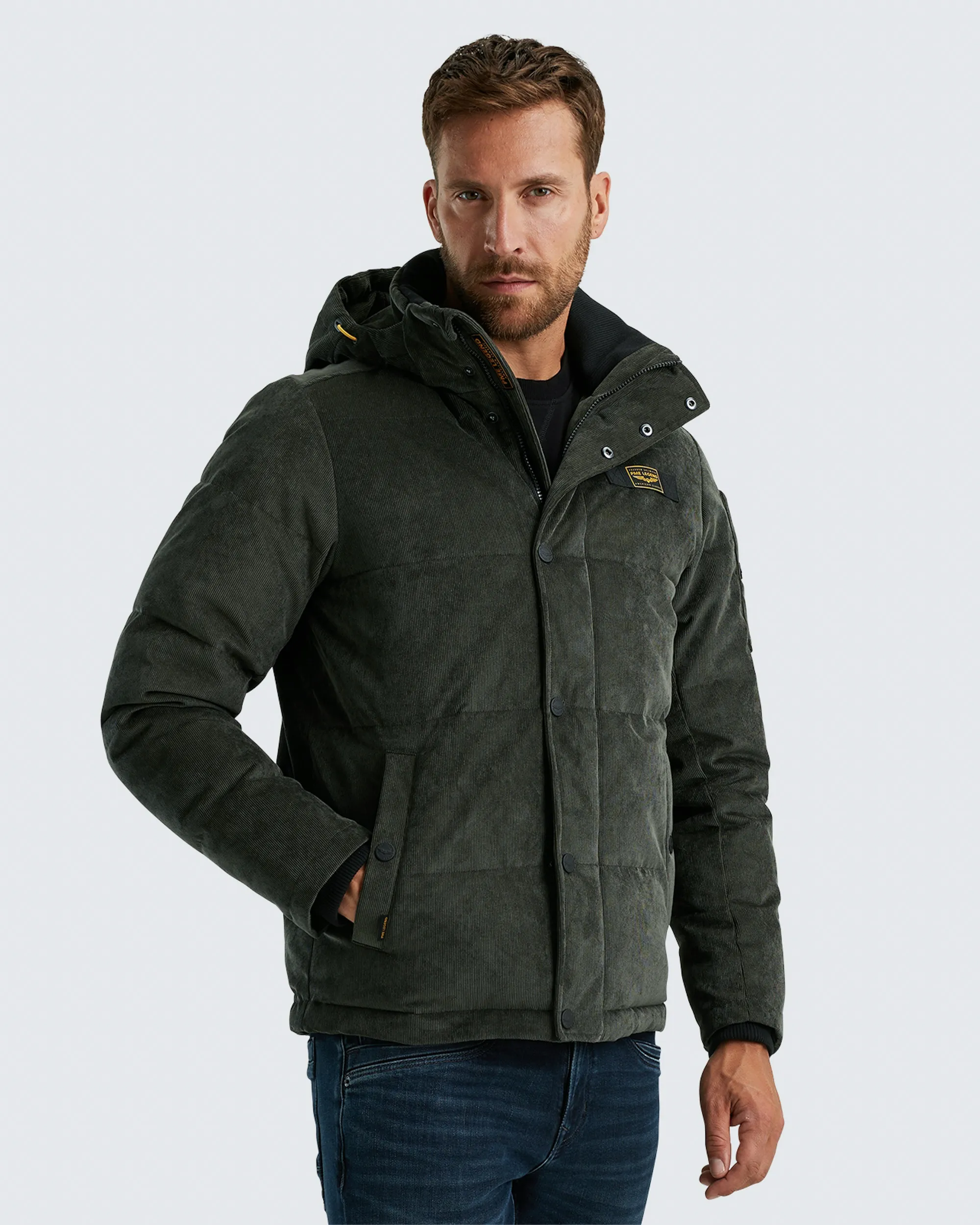 PME Legend Gewatteerde jas Grijs 096643-001-L