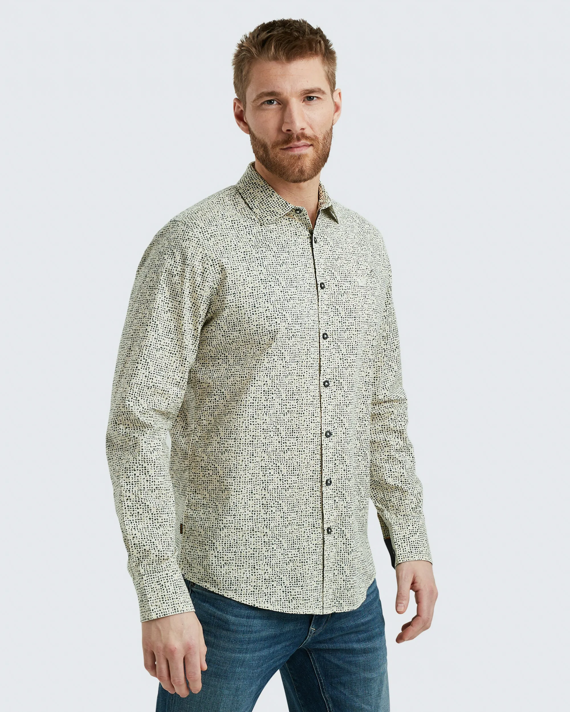 PME Legend Casual Overhemd LM Grijs 096673-001-L