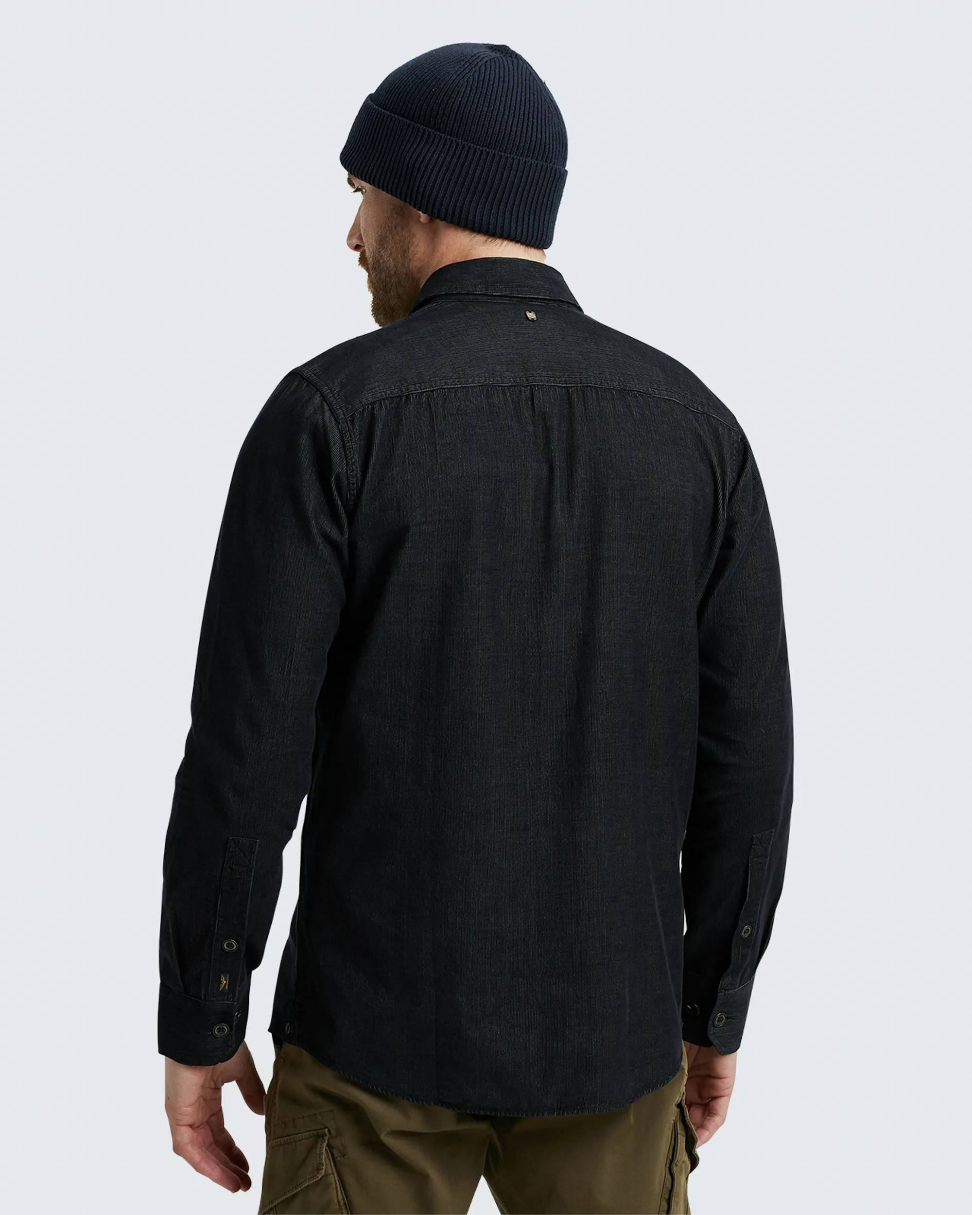 PME Legend Casual Overhemd LM Zwart 096679-001-L