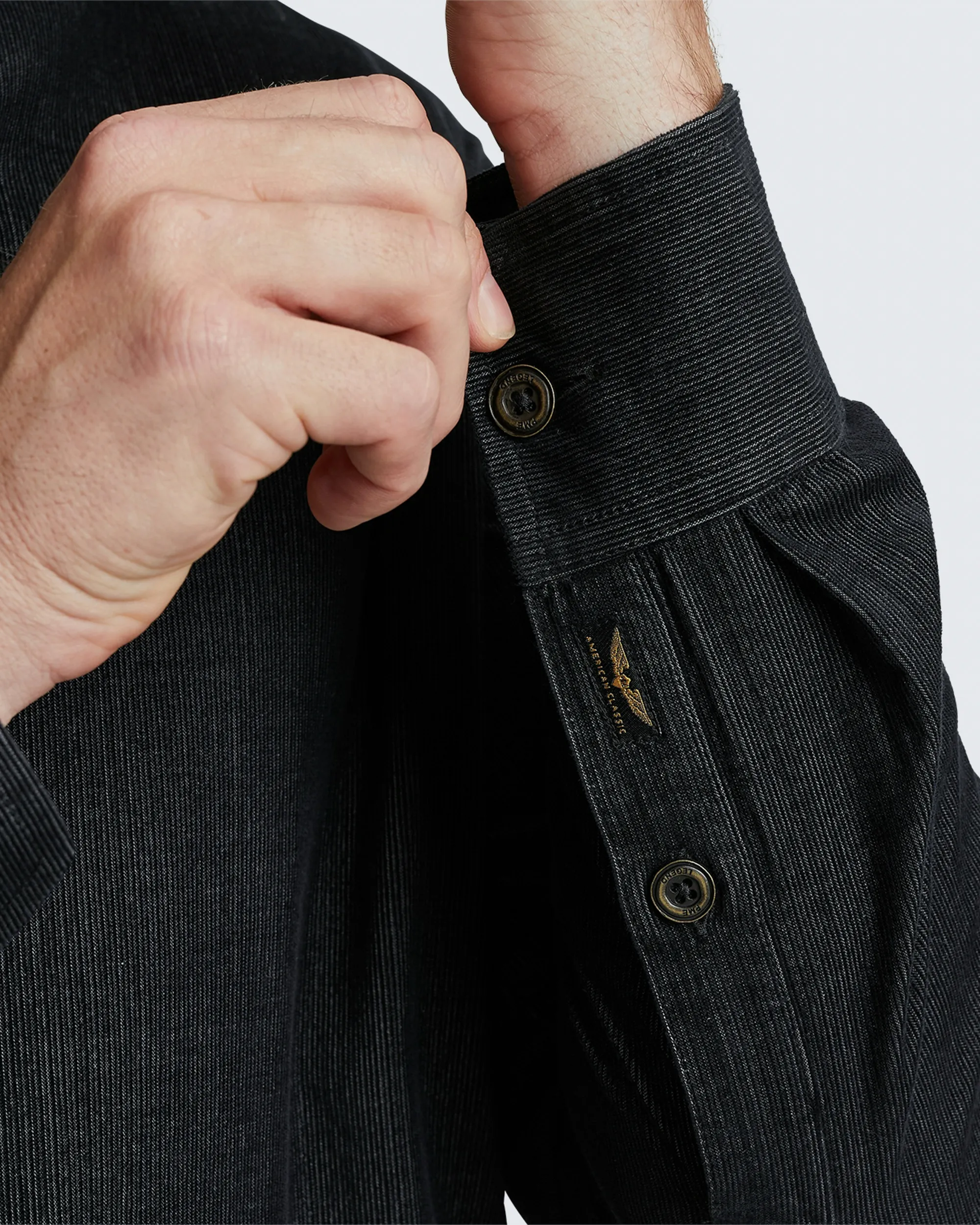 PME Legend Casual Overhemd LM Zwart 096679-001-L