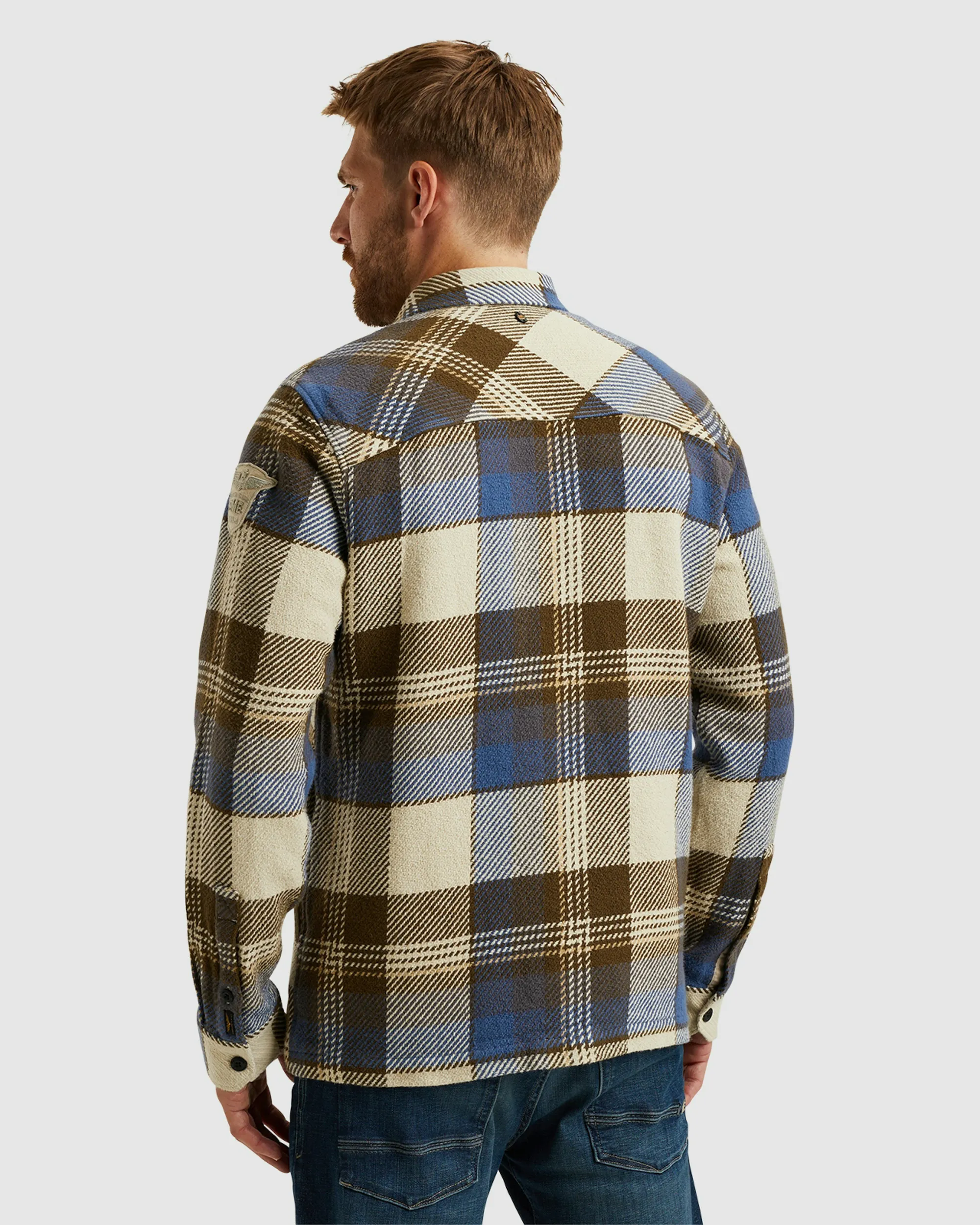 PME Legend Overshirt Blauw 096768-001-L