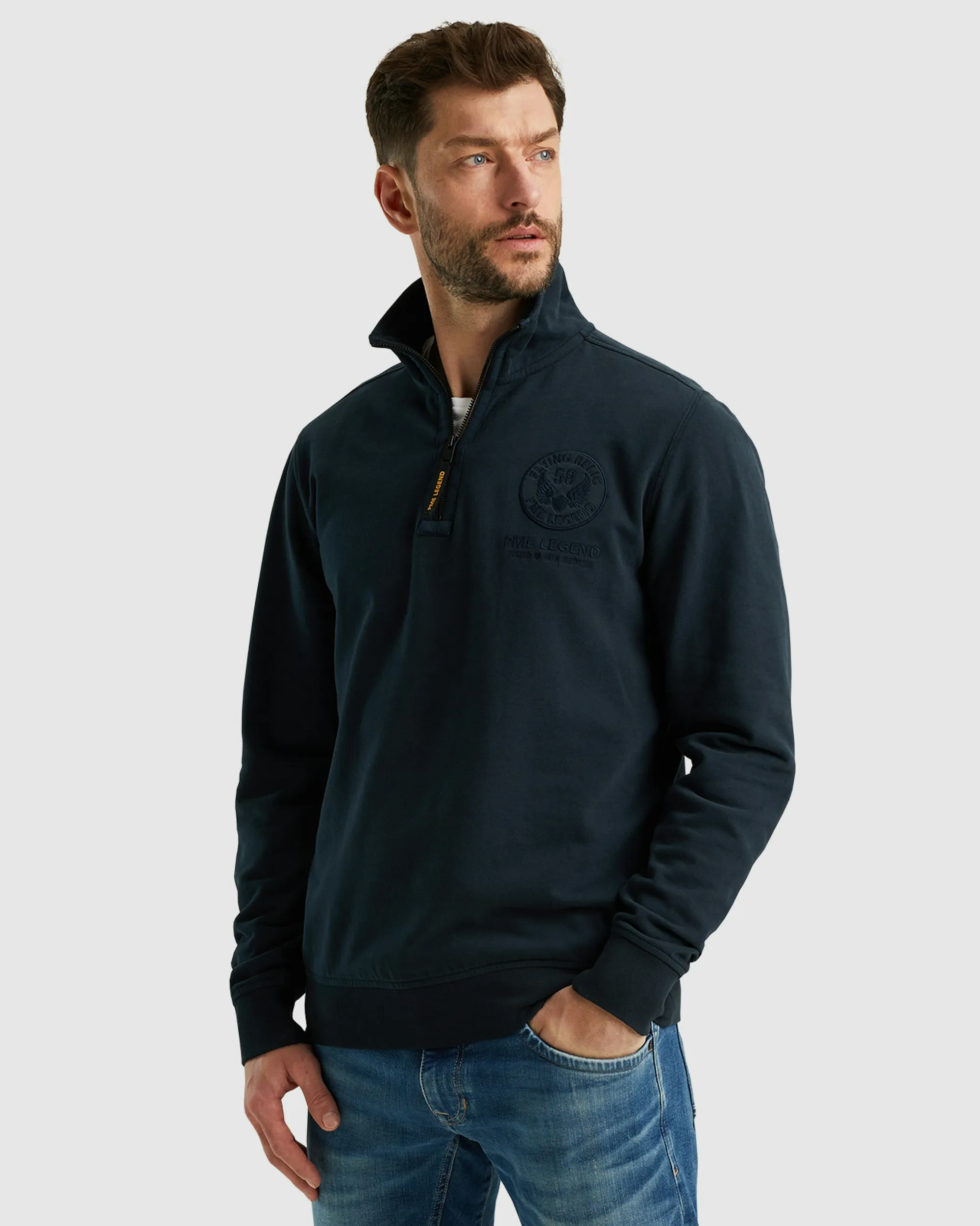 PME Legend Schipperstrui Blauw 096773-001-L