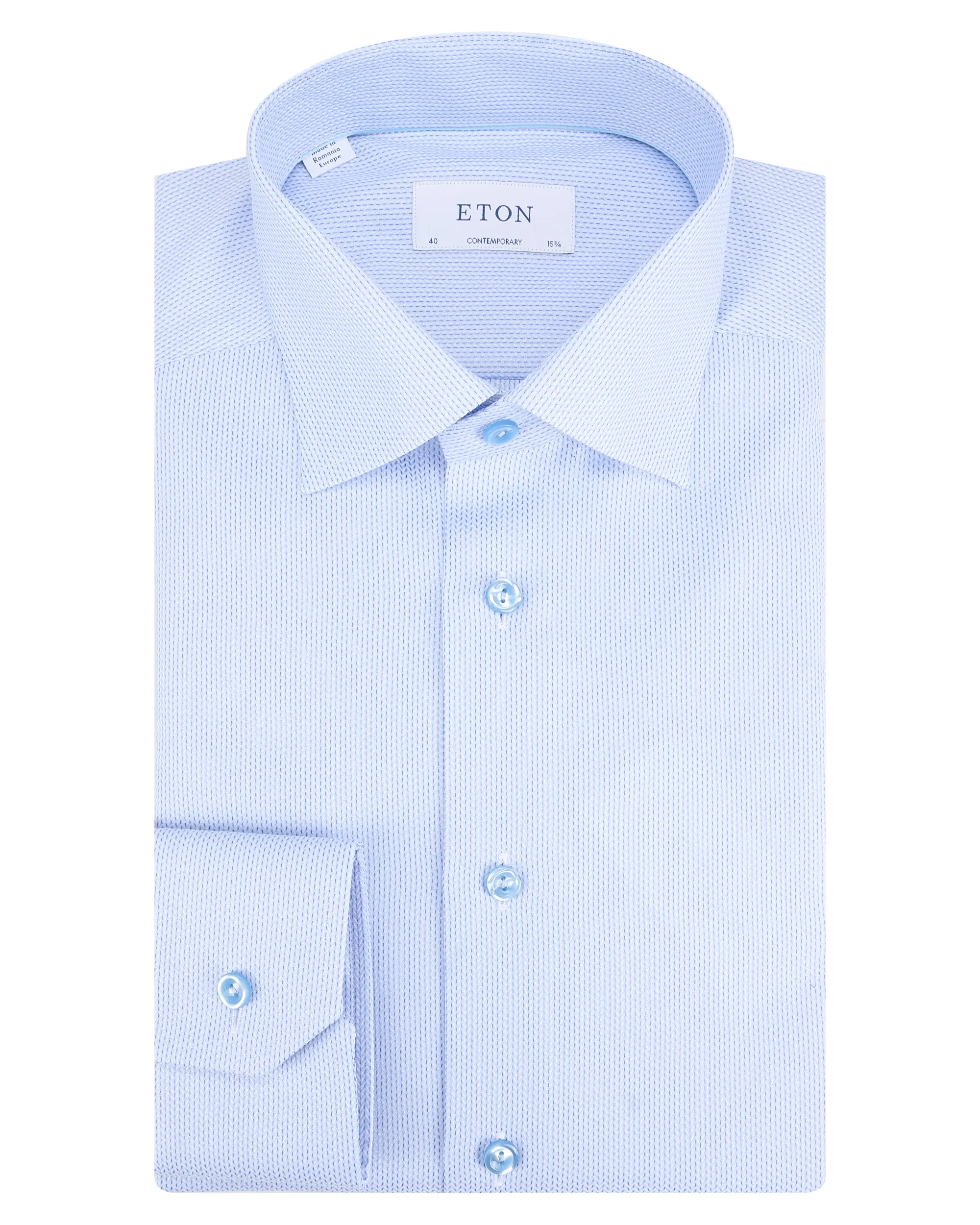 ETON Overhemd LM Licht blauw 096802-001-40
