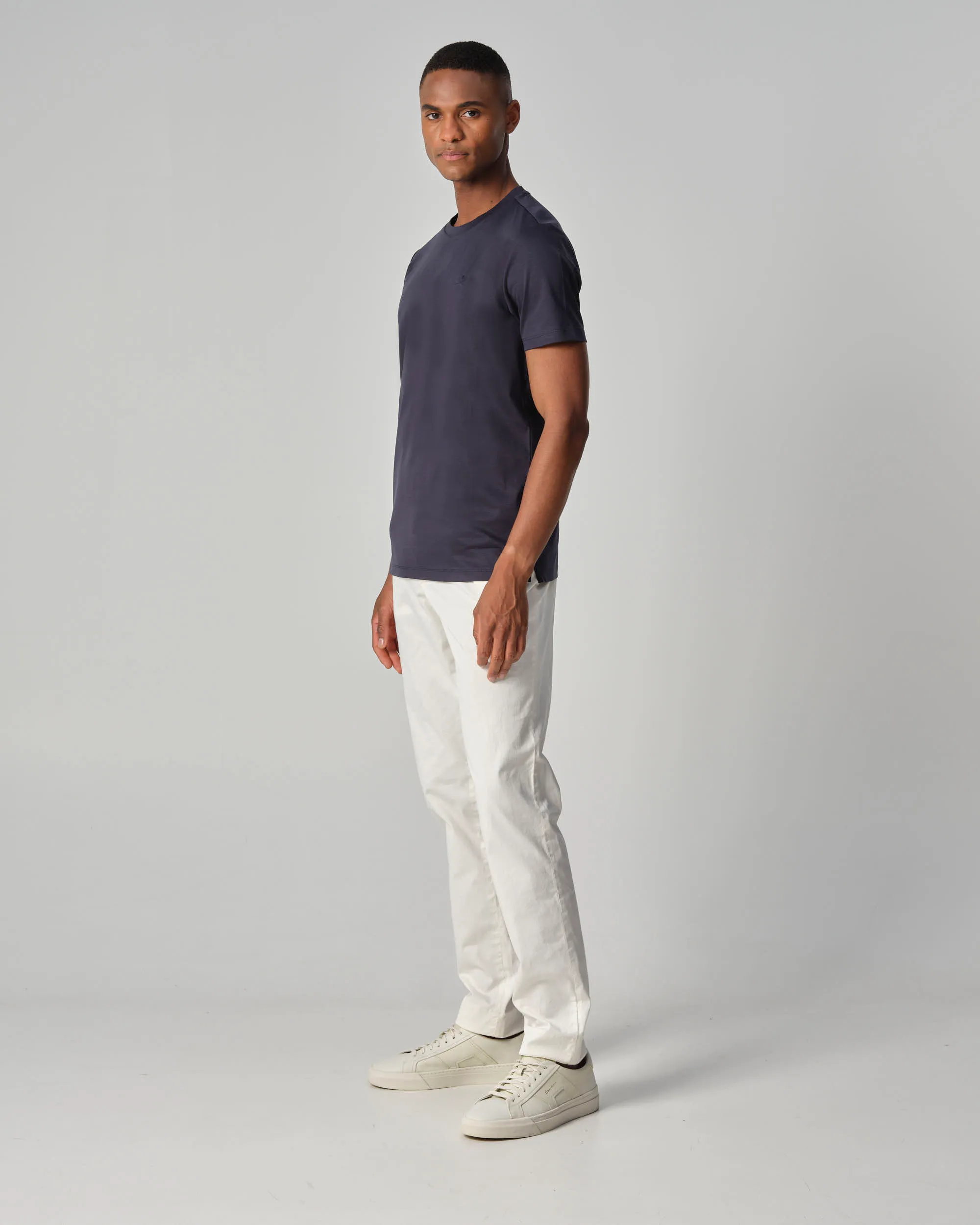 Dutch Dandies T-shirt Korte mouw Navy 097004-003