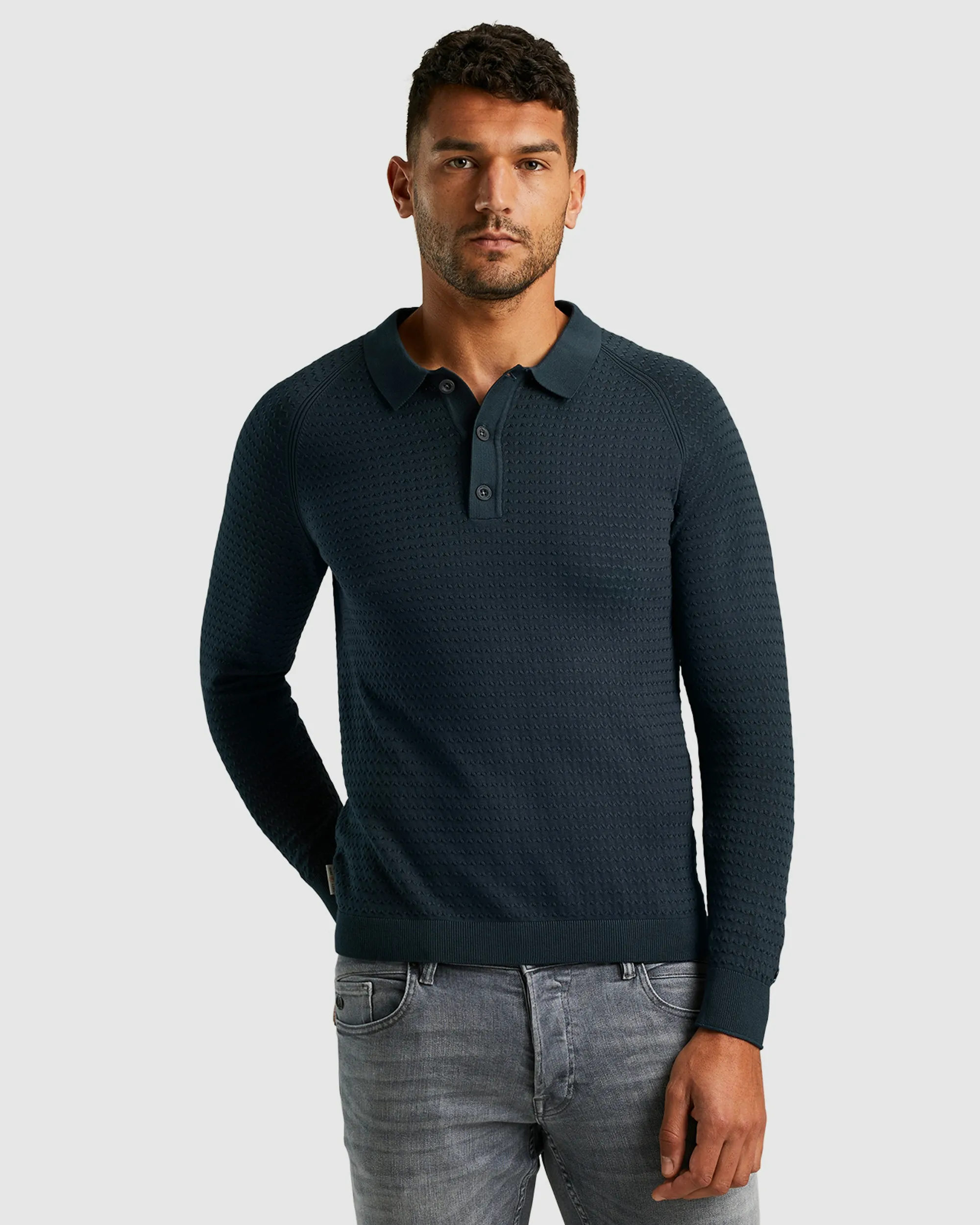 Cast Iron Polo LM Blauw 098819-001-L