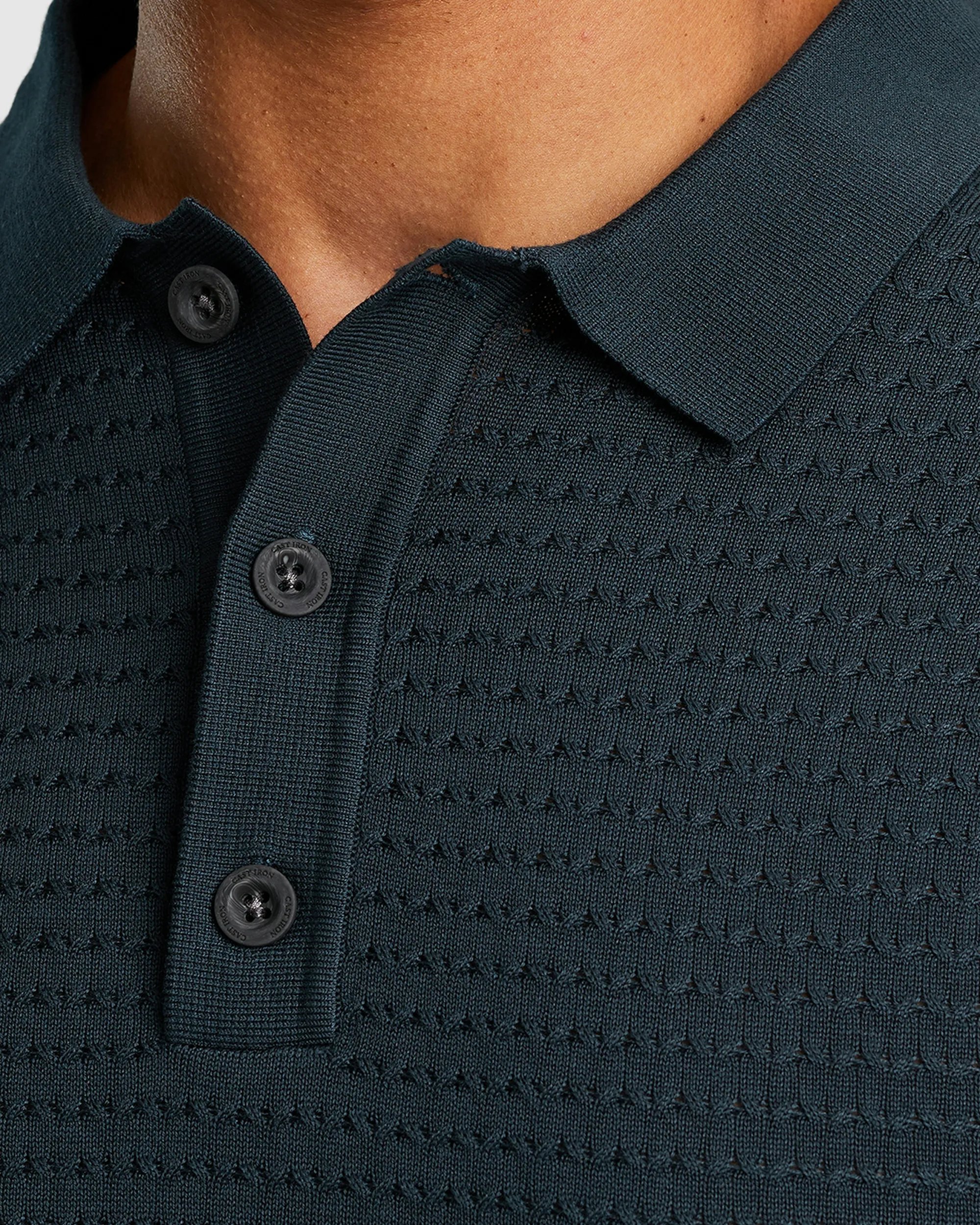 Cast Iron Polo LM Blauw 098819-001-L