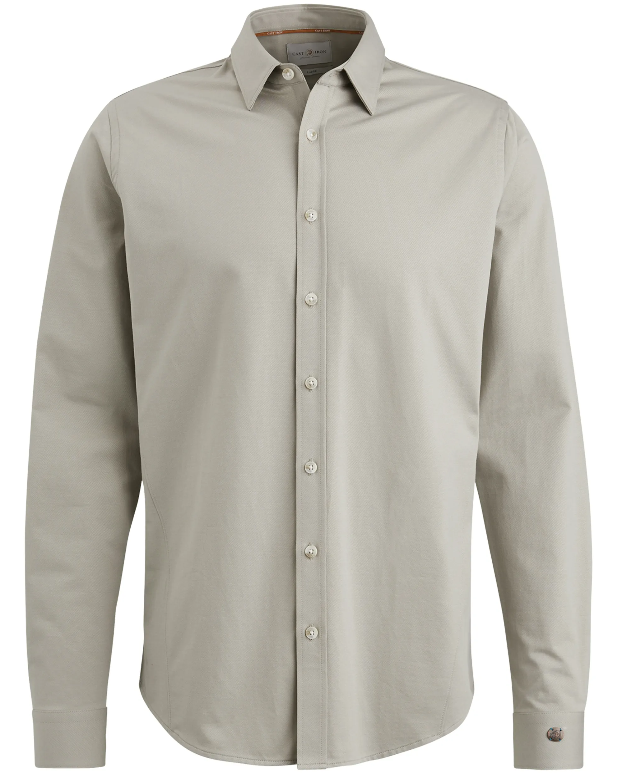 Cast Iron Casual Overhemd LM Khaki 098821-001-L