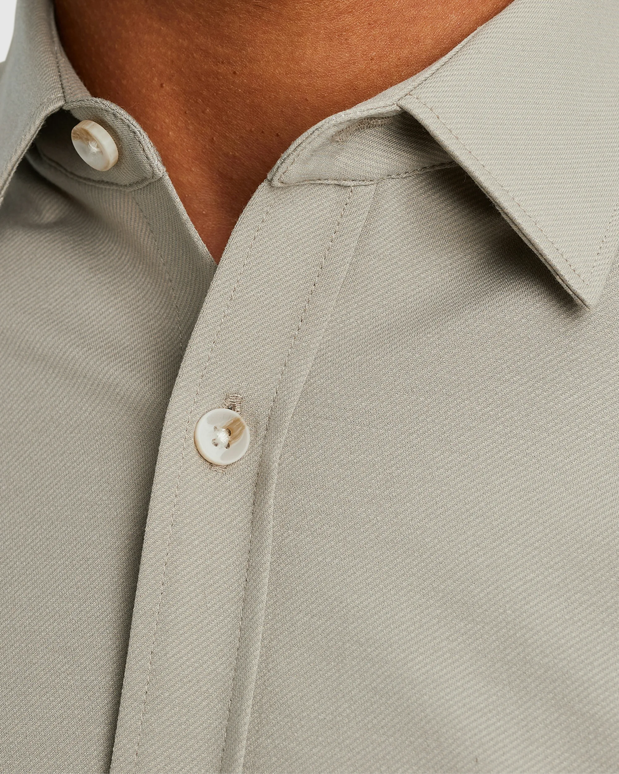 Cast Iron Casual Overhemd LM Khaki 098821-001-L