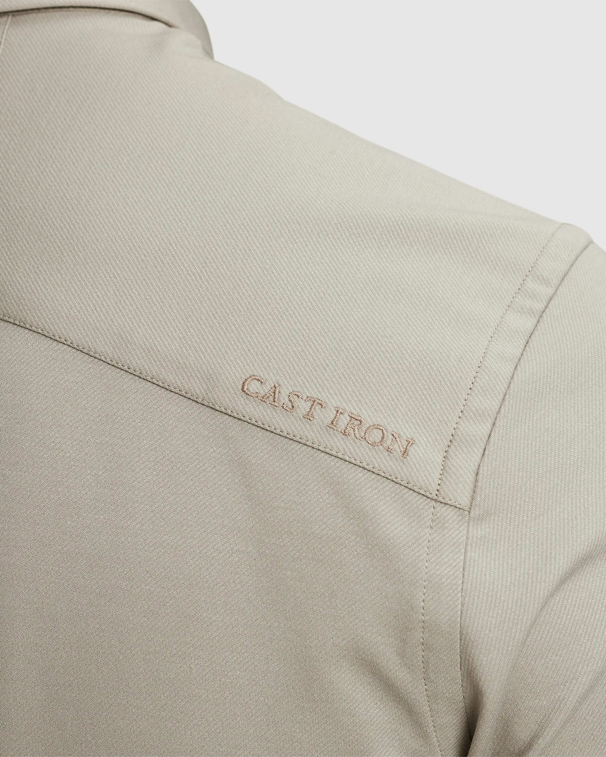 Cast Iron Casual Overhemd LM Khaki 098821-001-L