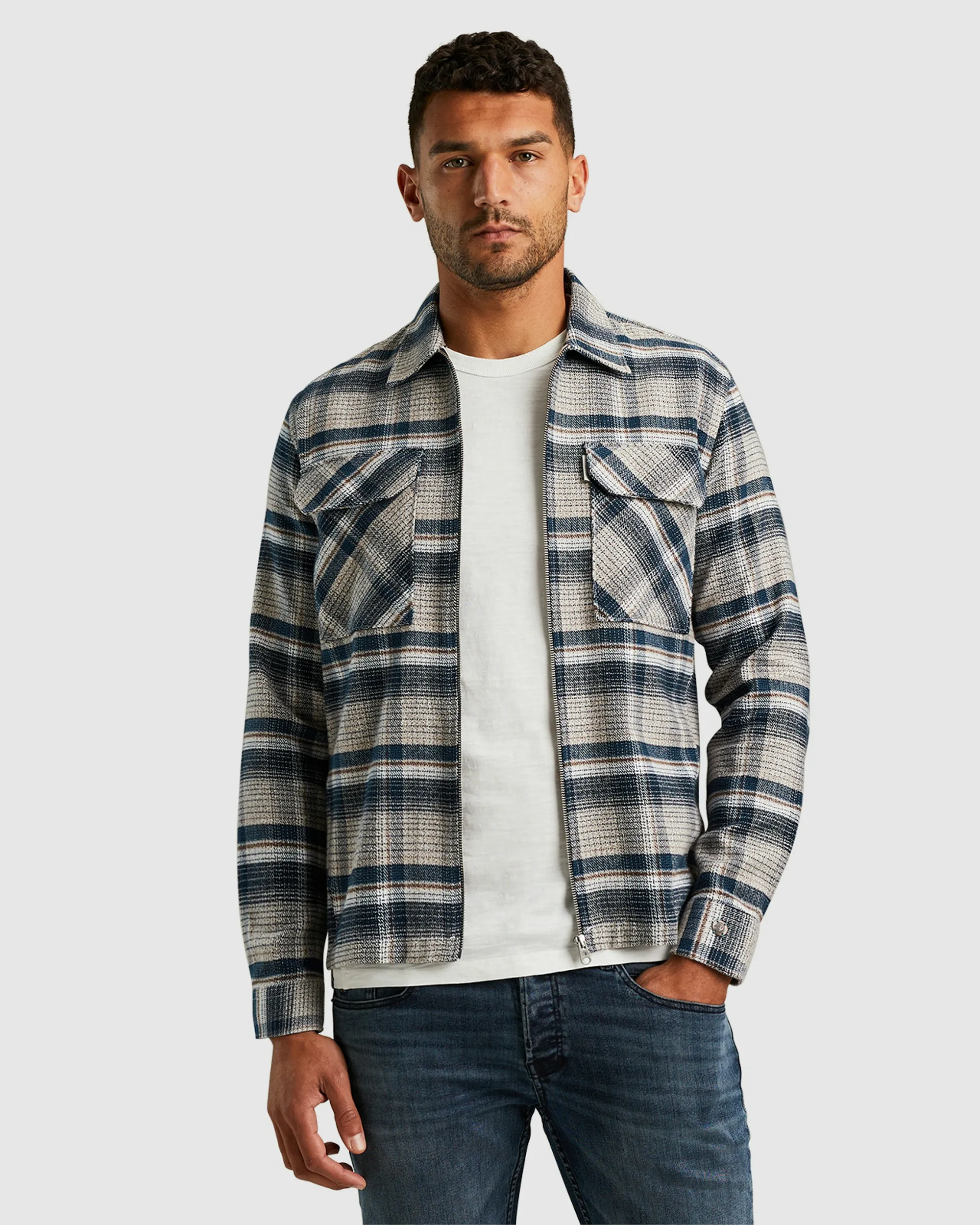 Cast Iron Overshirt Multicolor 098823-001-L