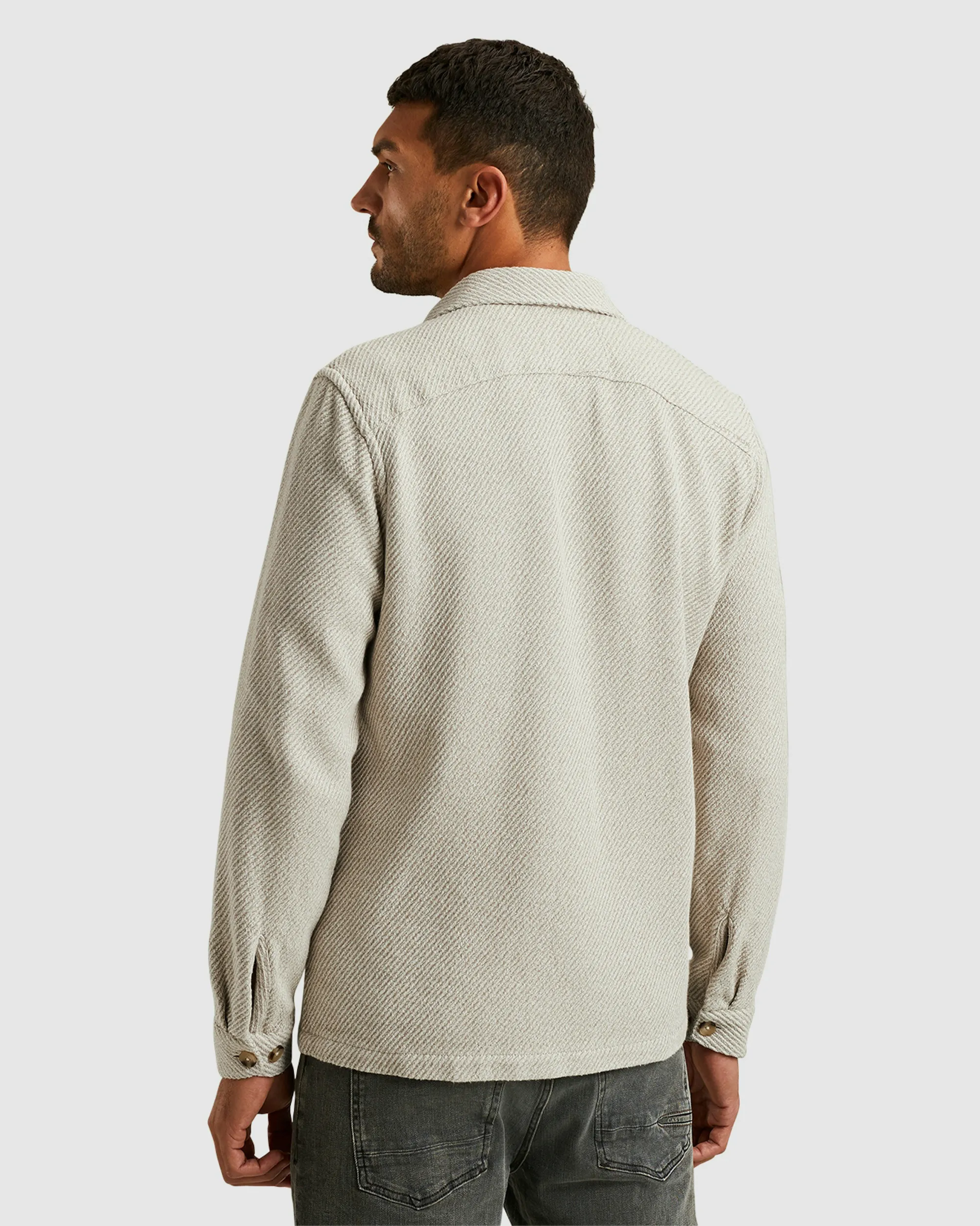 Cast Iron Overshirt Khaki 098824-001-L