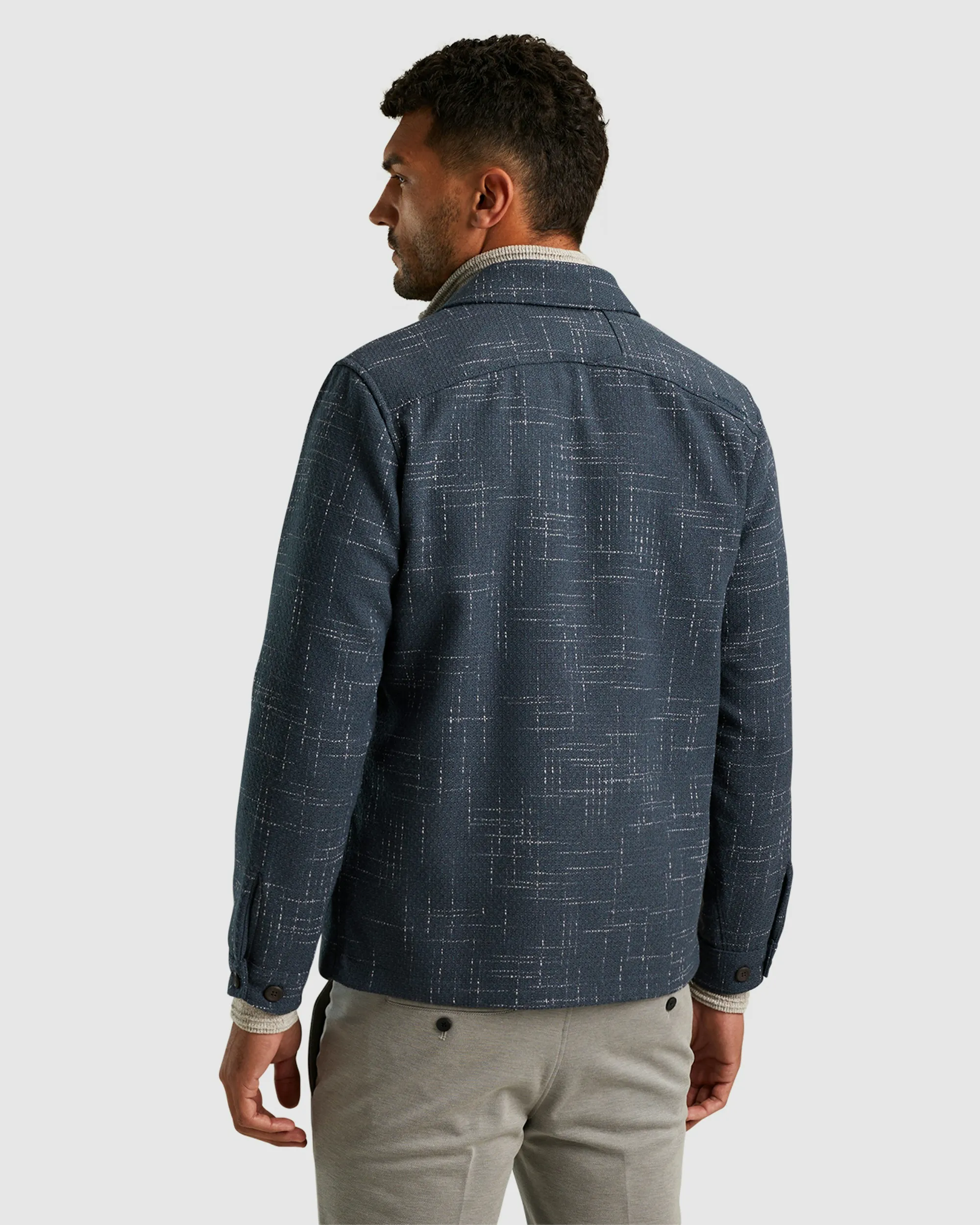 Cast Iron Overshirt Blauw 098825-001-L