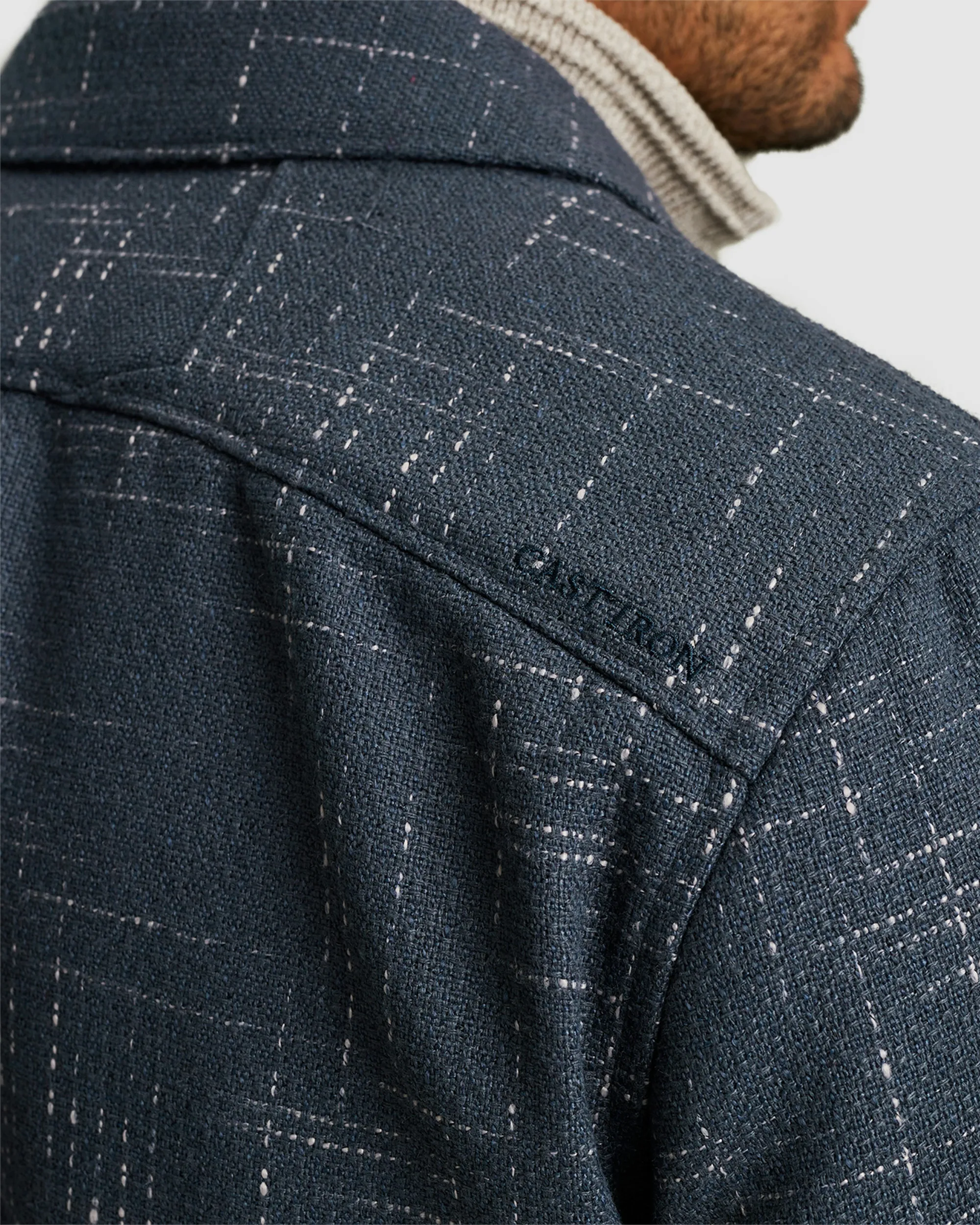 Cast Iron Overshirt Blauw 098825-001-L