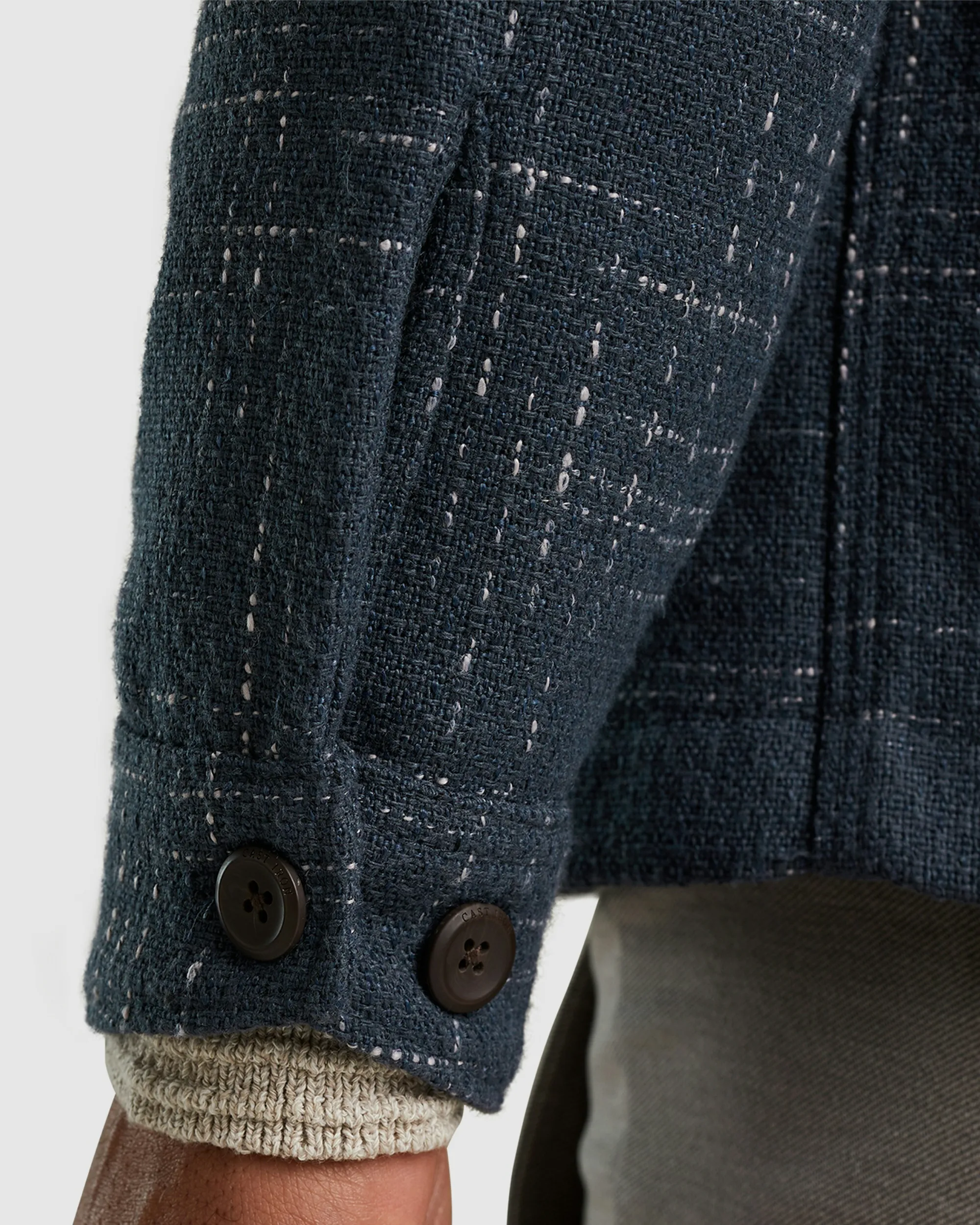 Cast Iron Overshirt Blauw 098825-001-L