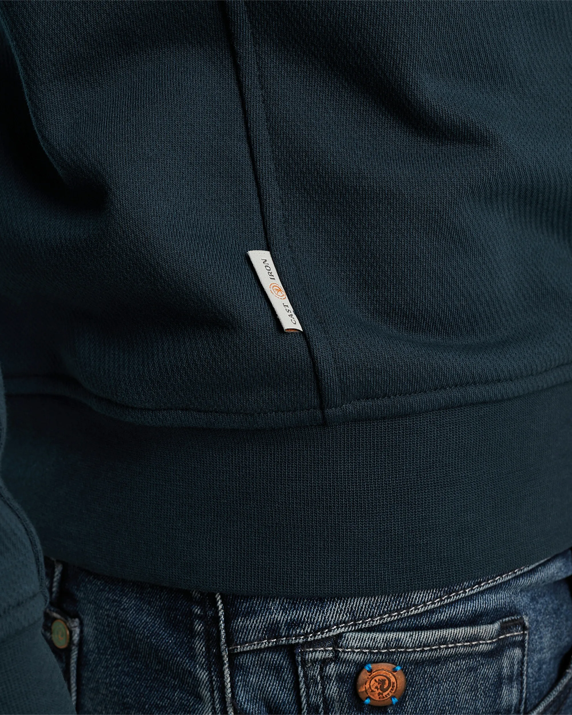 Cast Iron Sweater Blauw 098827-001-L