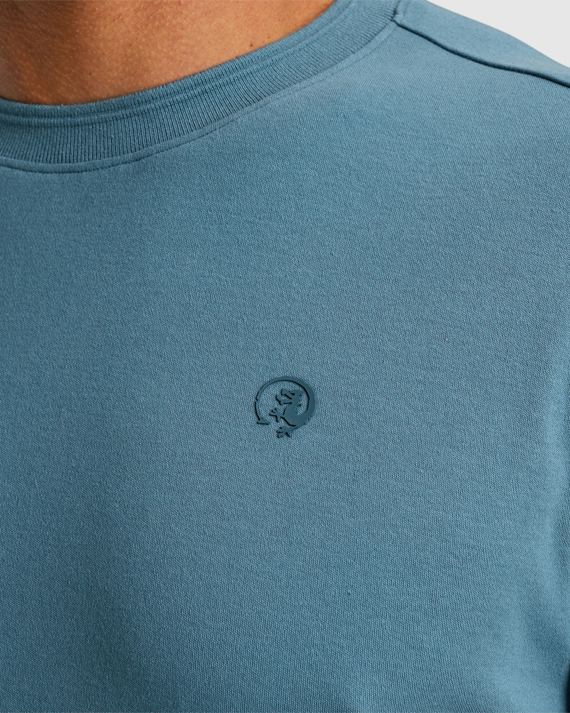 Cast Iron T-shirt KM Blauw 098829-001-L