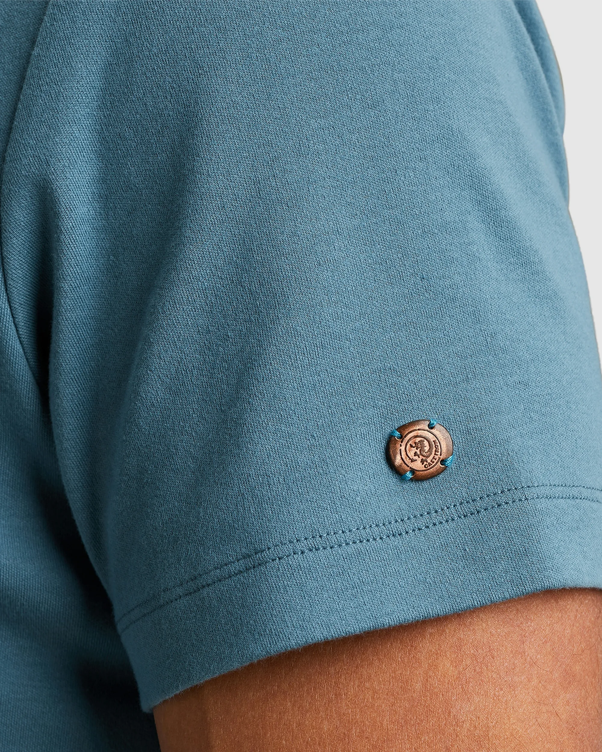 Cast Iron T-shirt KM Blauw 098829-001-L