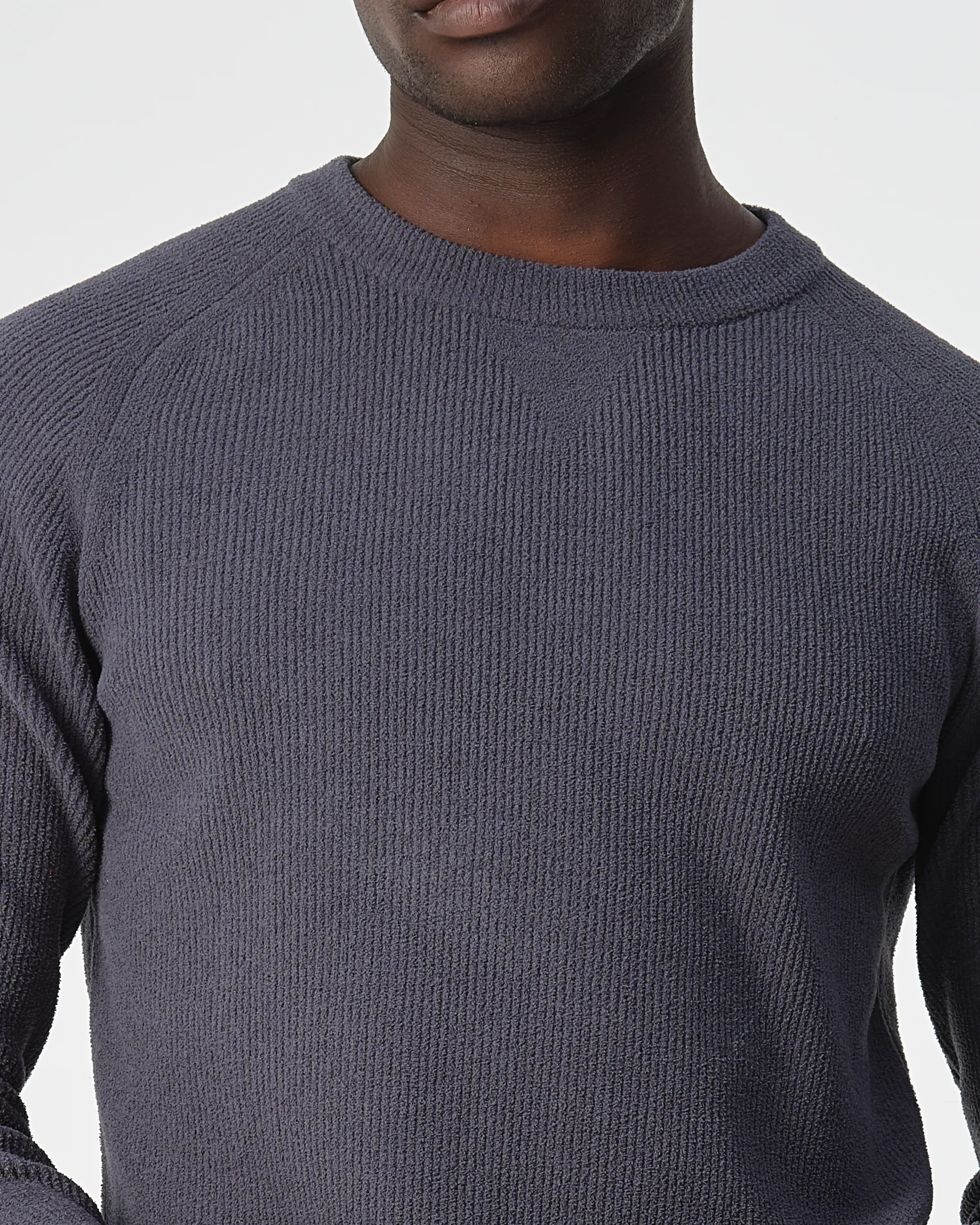 J.C. RAGS Ramil Trui ronde hals Ombre Blue 099129-002-L