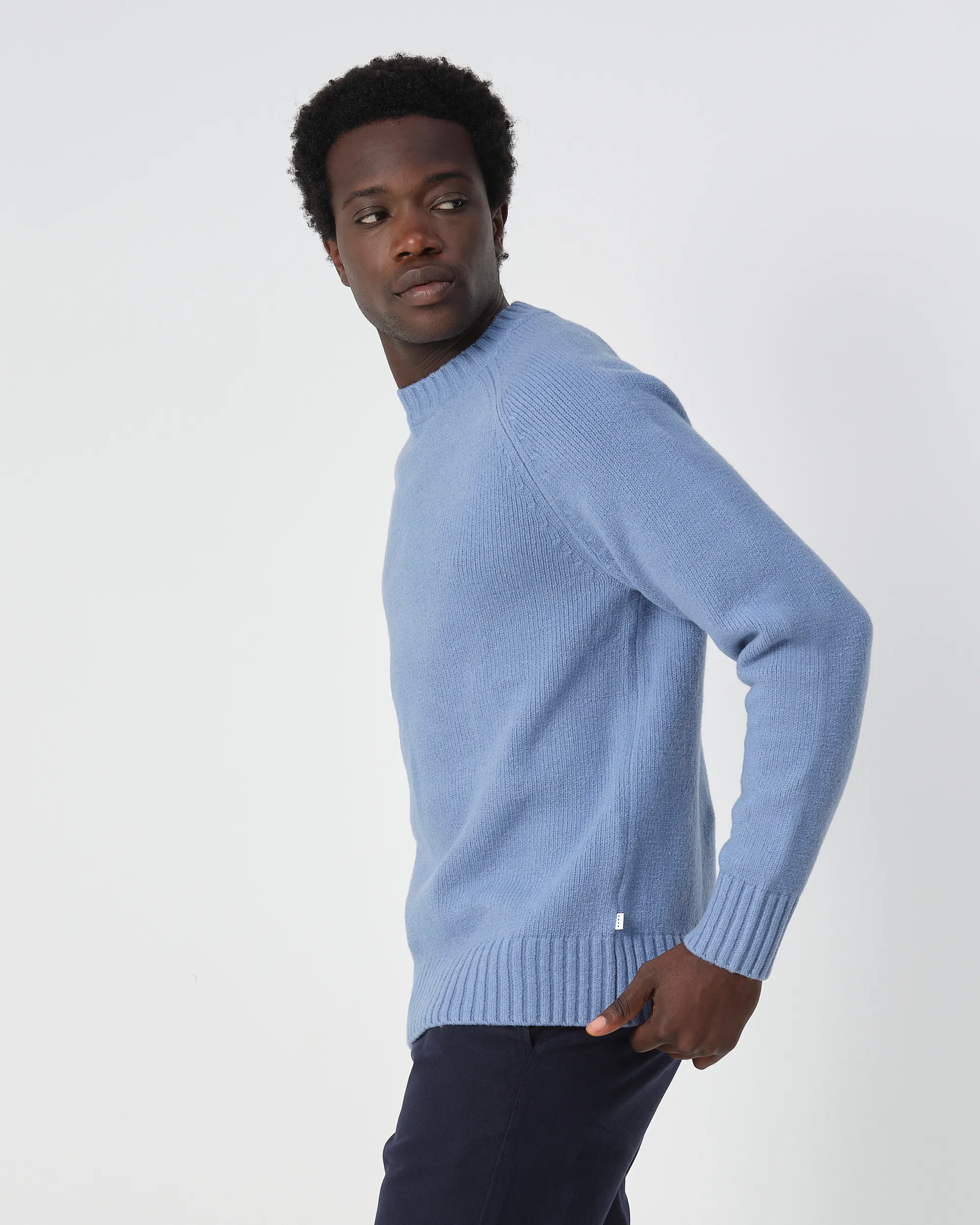 J.C. RAGS Trui O-hals Allure Blue 099130-002-L